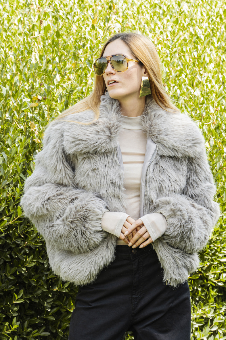 Wholesaler Garçonne - Faux fur coat