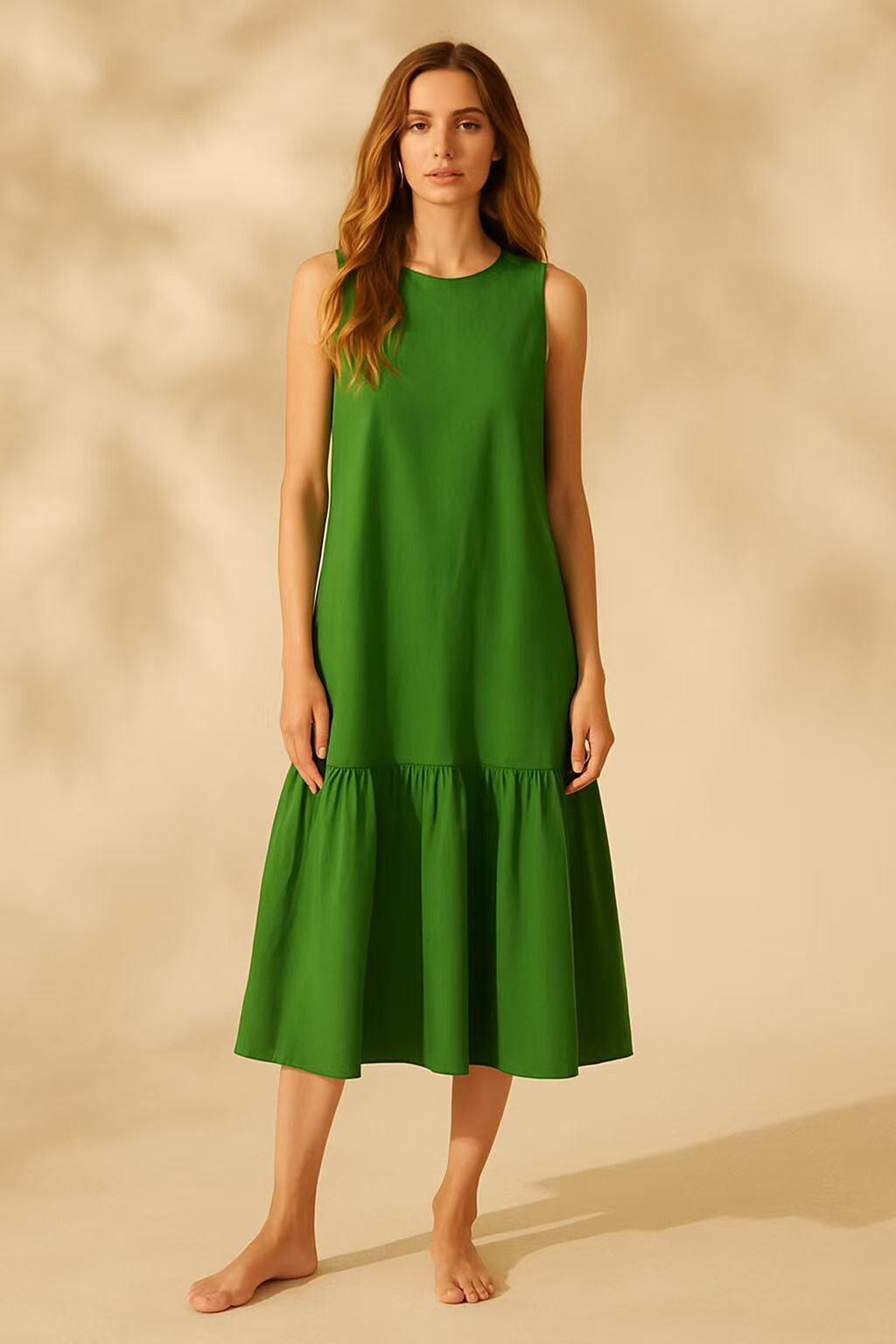 Mayorista Garçonne - Vestido largo Popeline