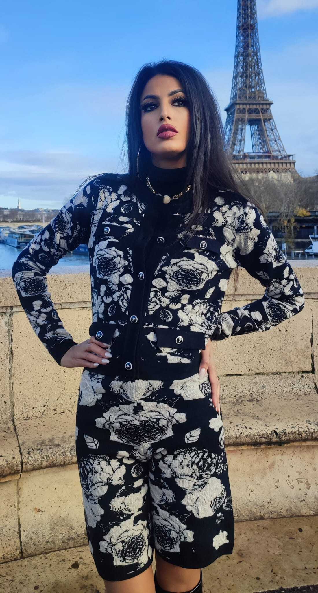 Grossiste GD Golden Days - Ensemble Floral Élégant et Confortable"