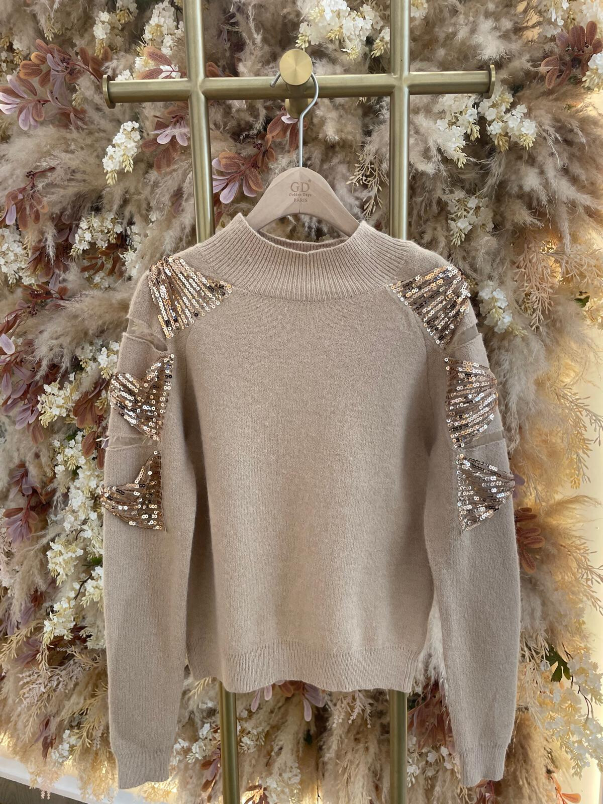Wholesaler GD Golden Days - Sequin sweater