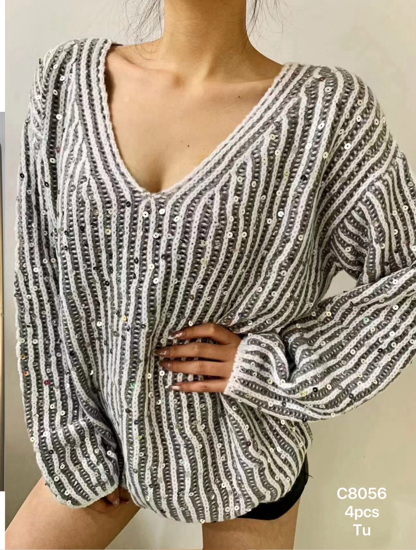Wholesaler Goldendays - Sequin sweater