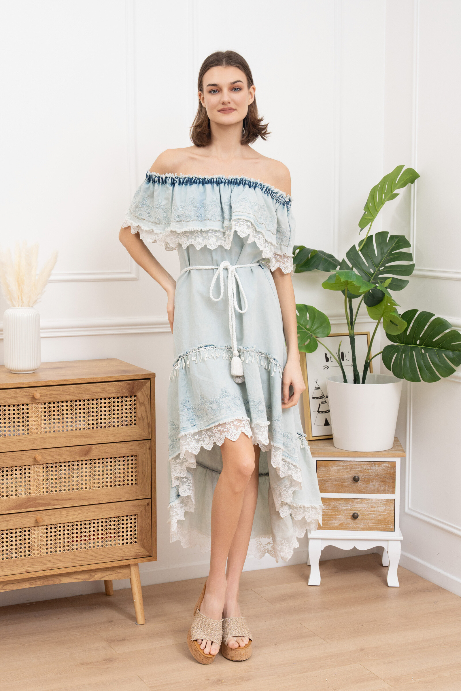 Wholesaler GD Golden Days - Long denim dress