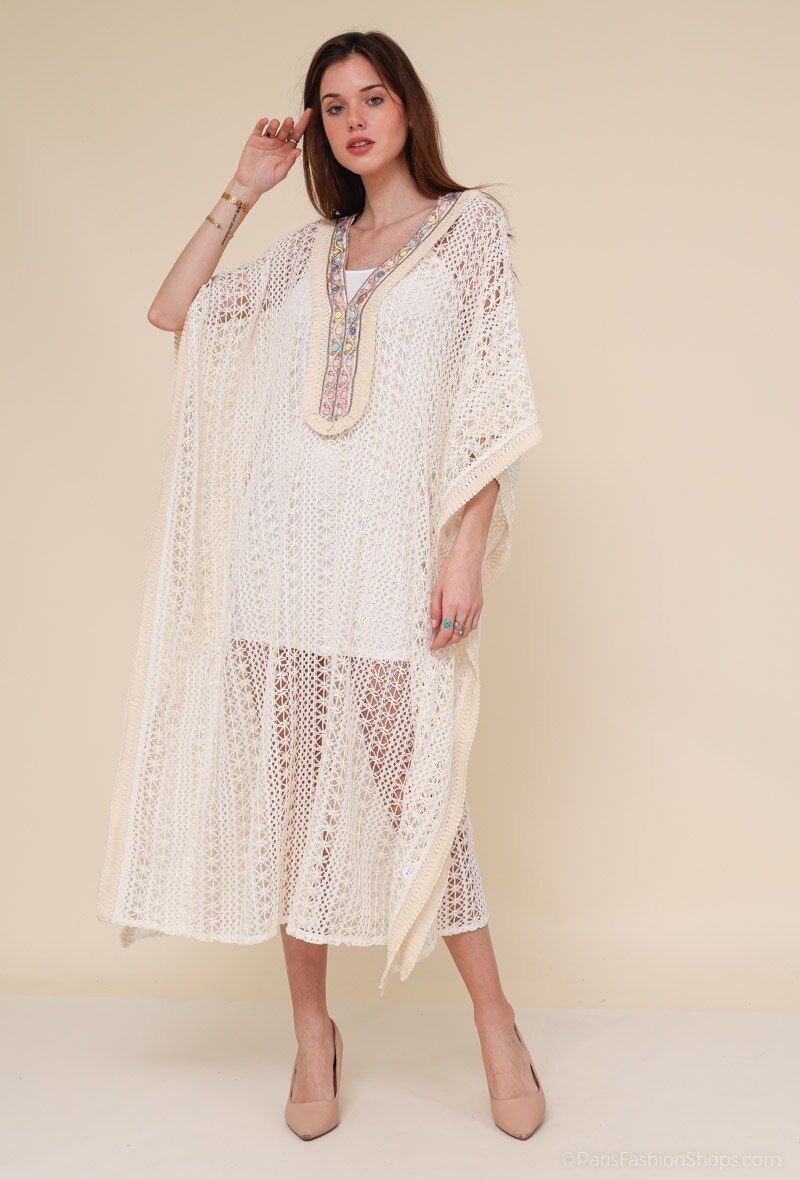 Mayorista GD Golden Days - Long lace dress, v-neck