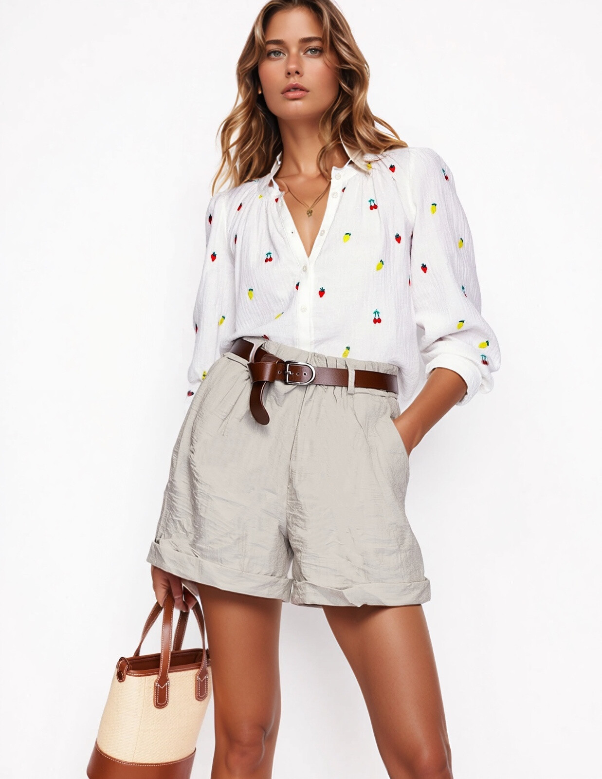 Wholesaler Genèse - shorts with belt
