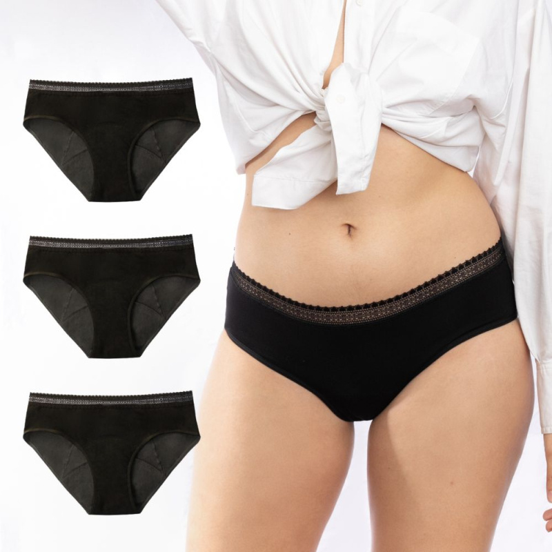 Grossista Gérard Pasquier - Shorty Benessere BIO ECOPACK LOT di 3