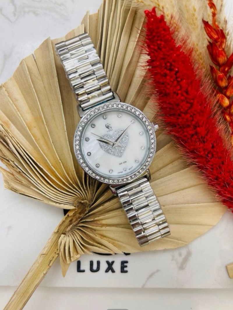 Wholesaler GG Luxe Watches - GGluxe Women's Watch Silver color 88038