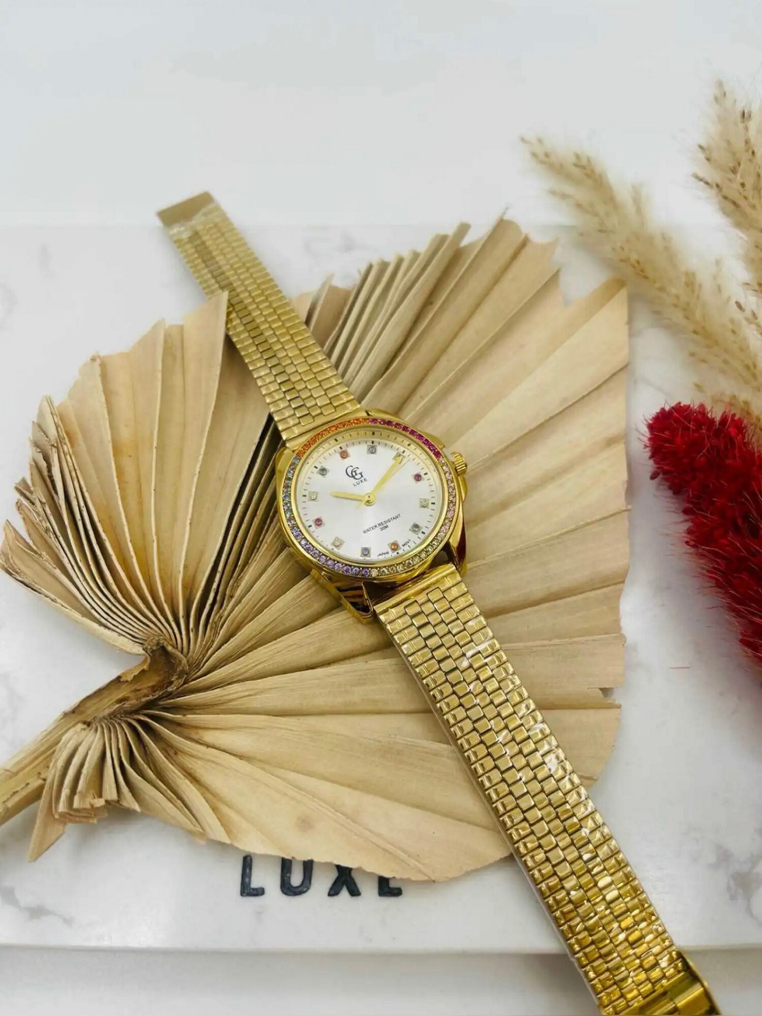 Grossista GG Luxe Watches - Luxe GG Women's Watch con braccialetto milanese 1848