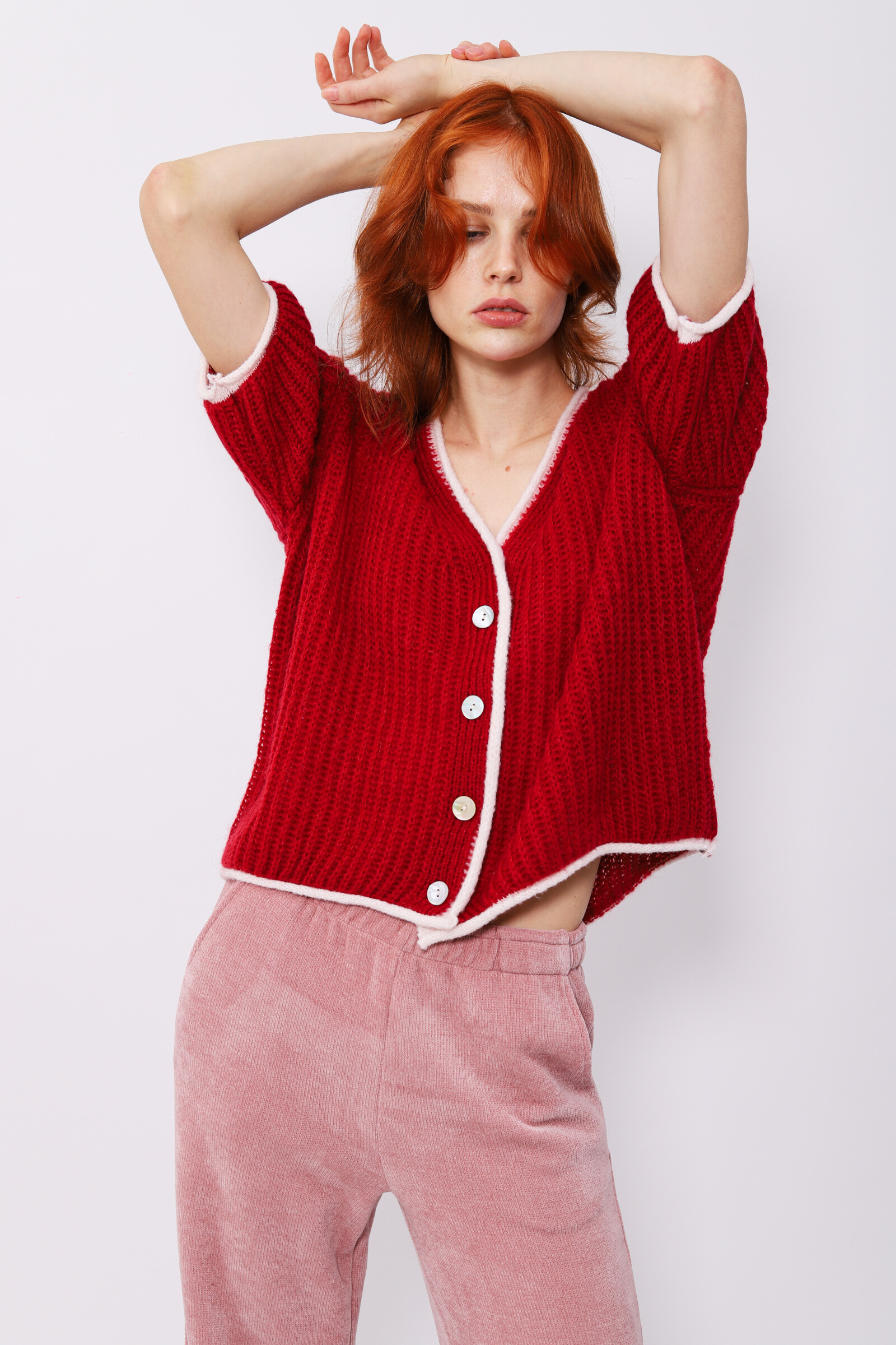 Wholesaler GG LUXE - Two-tone knit vest