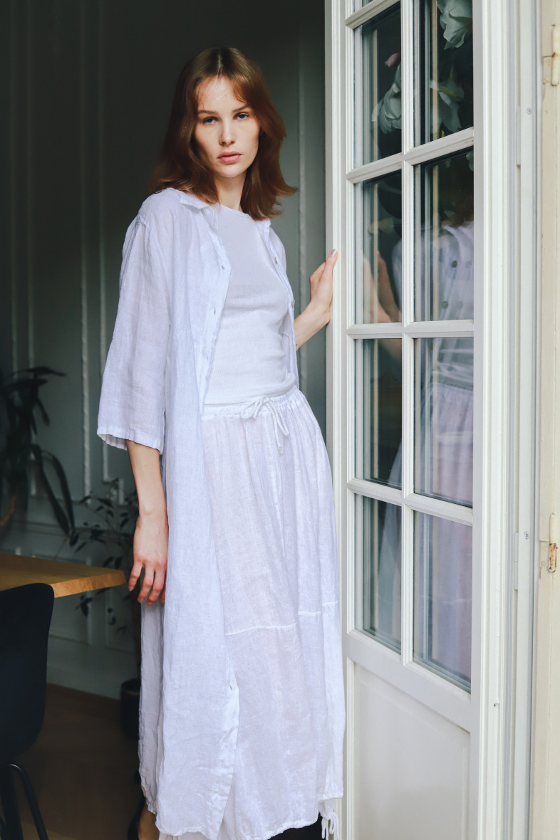 Wholesaler GG LUXE - Linen skirt