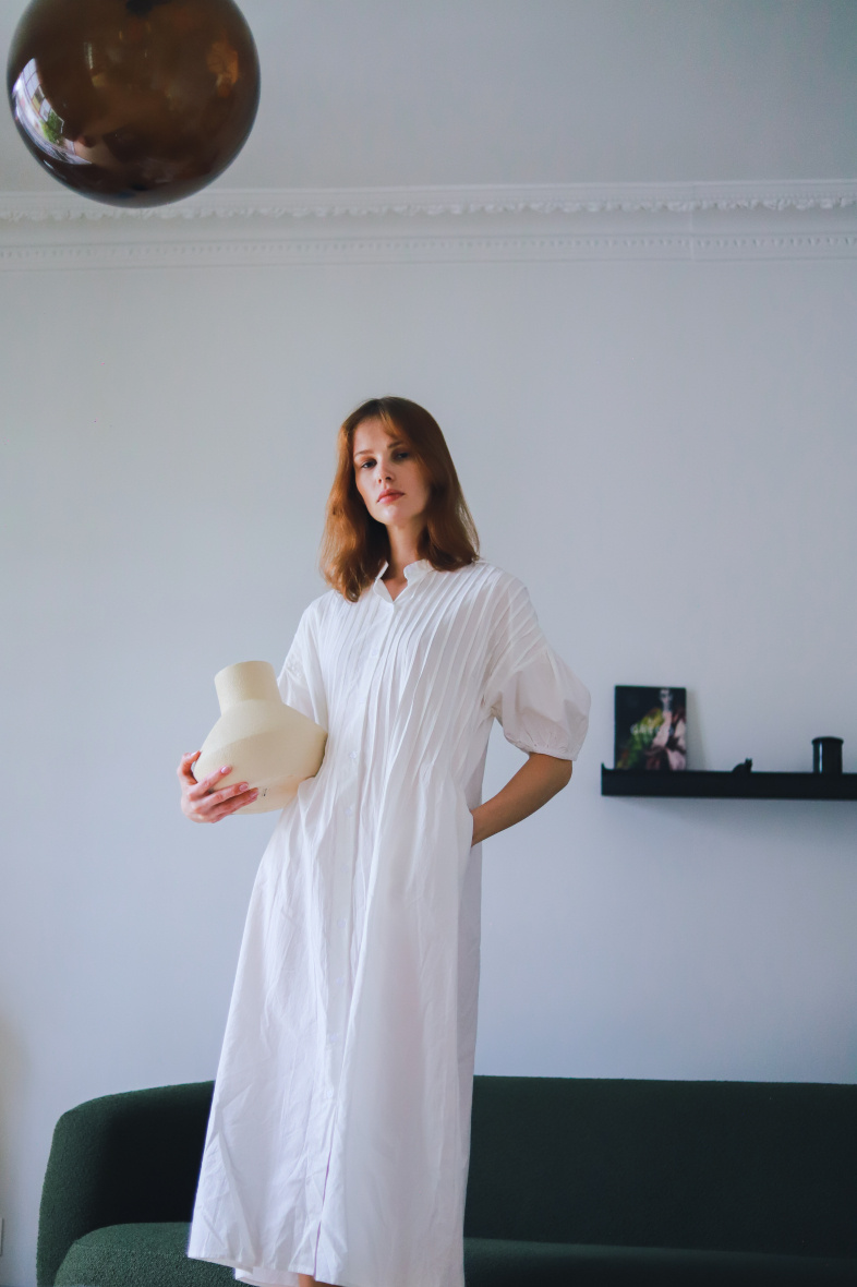 Wholesaler GG LUXE - Midi shirt dress