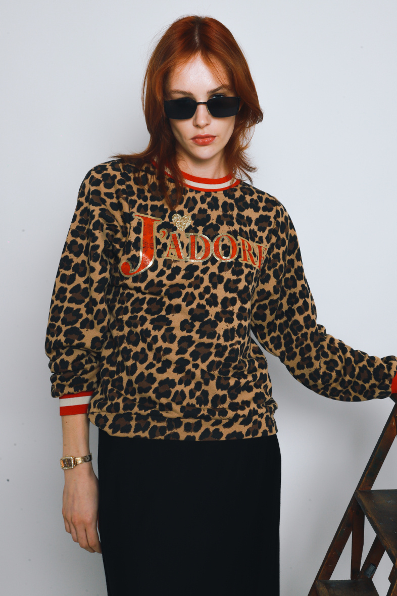 Wholesaler GG LUXE - Leopard sweatshirt