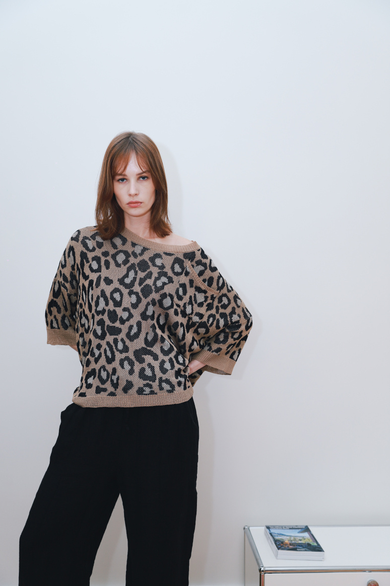 Mayorista GG LUXE - Top punto leopardo