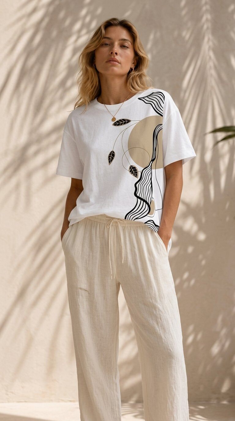 Mayorista GI STUDIO - Camiseta de mujer con estampado