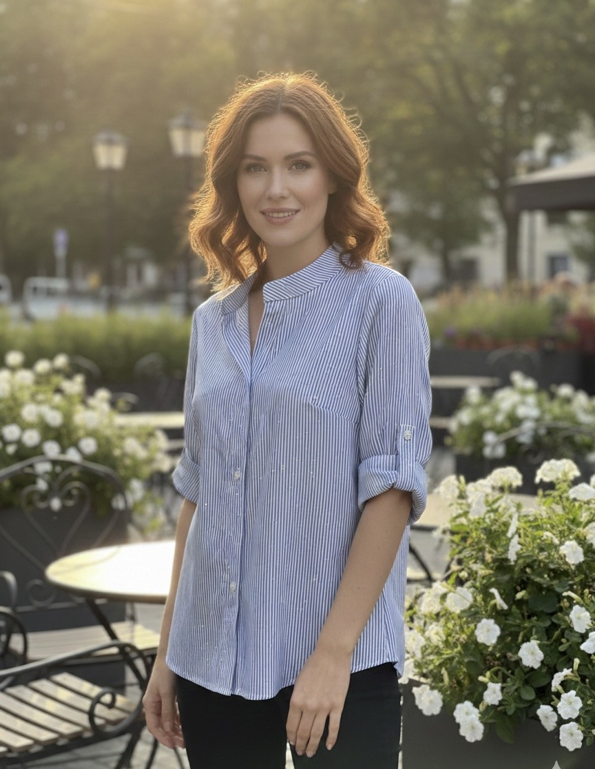 Grossiste Giada - Chemises avec strass