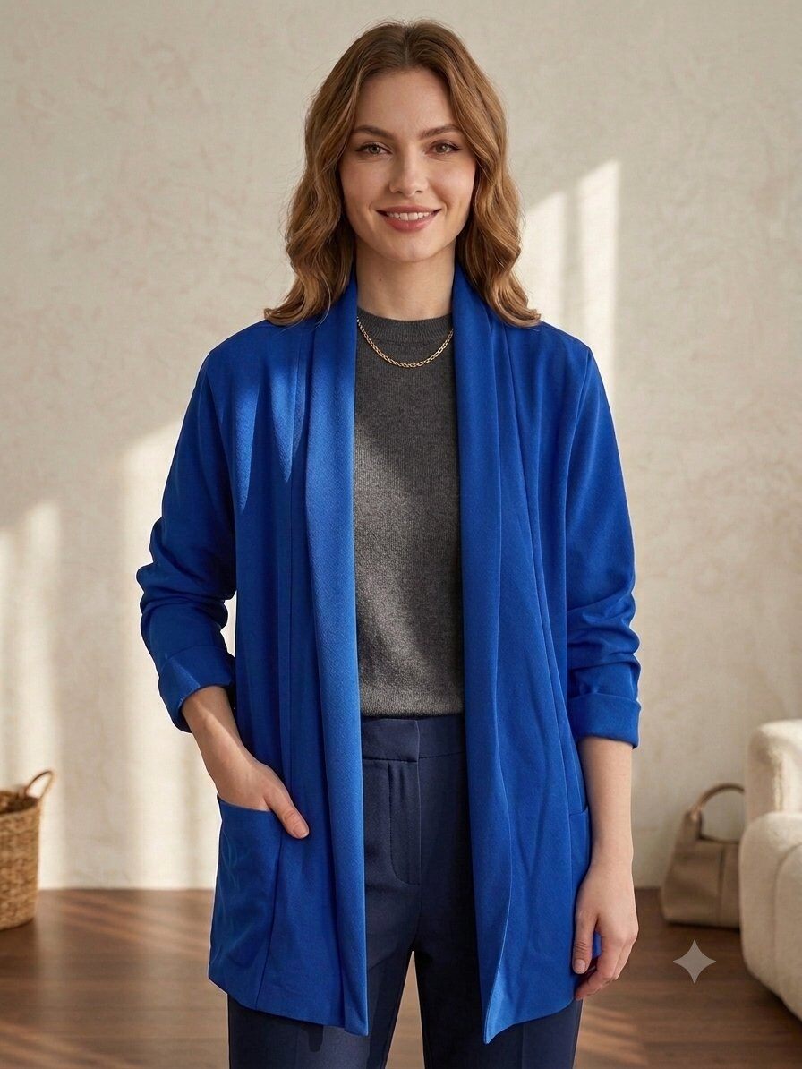 Wholesaler Giada - Open jacket with long sleeves