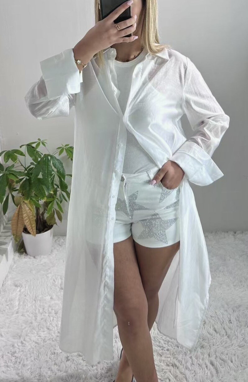 Grossiste Soy & Co - chemise longue transparente