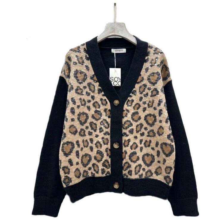 Wholesaler Soy & Co - sequined panther vest