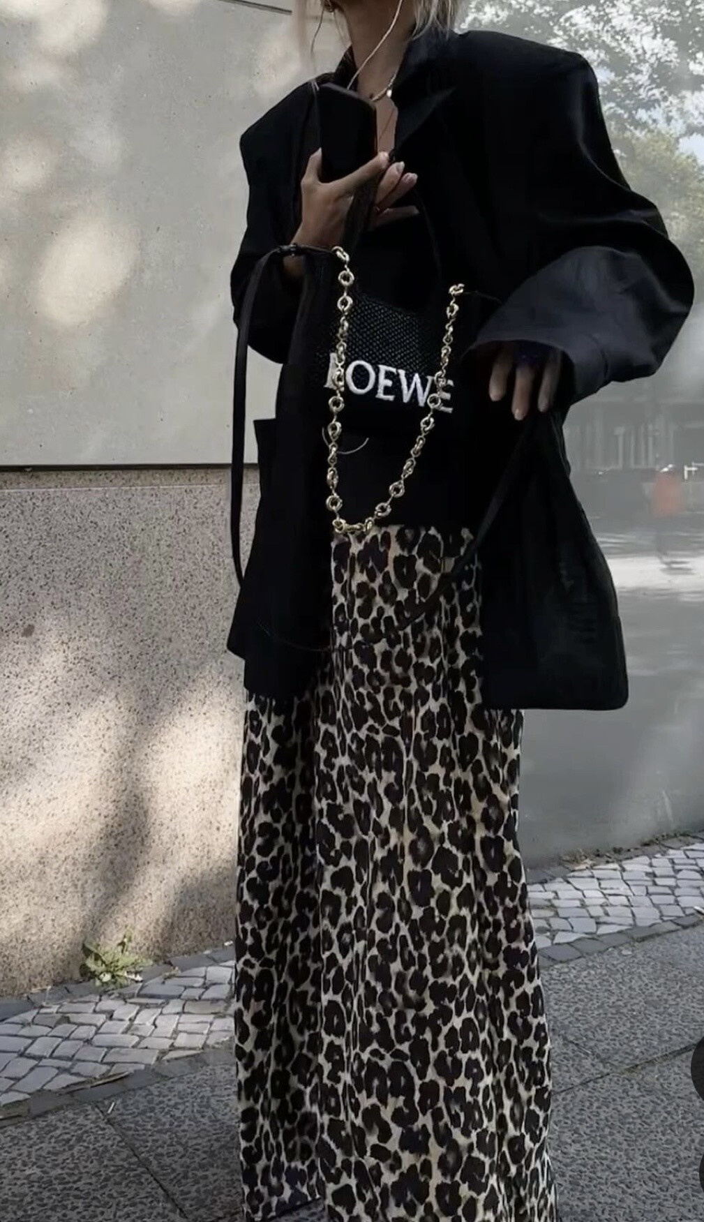 Großhändler Soy & Co - Langer Leopardenrock
