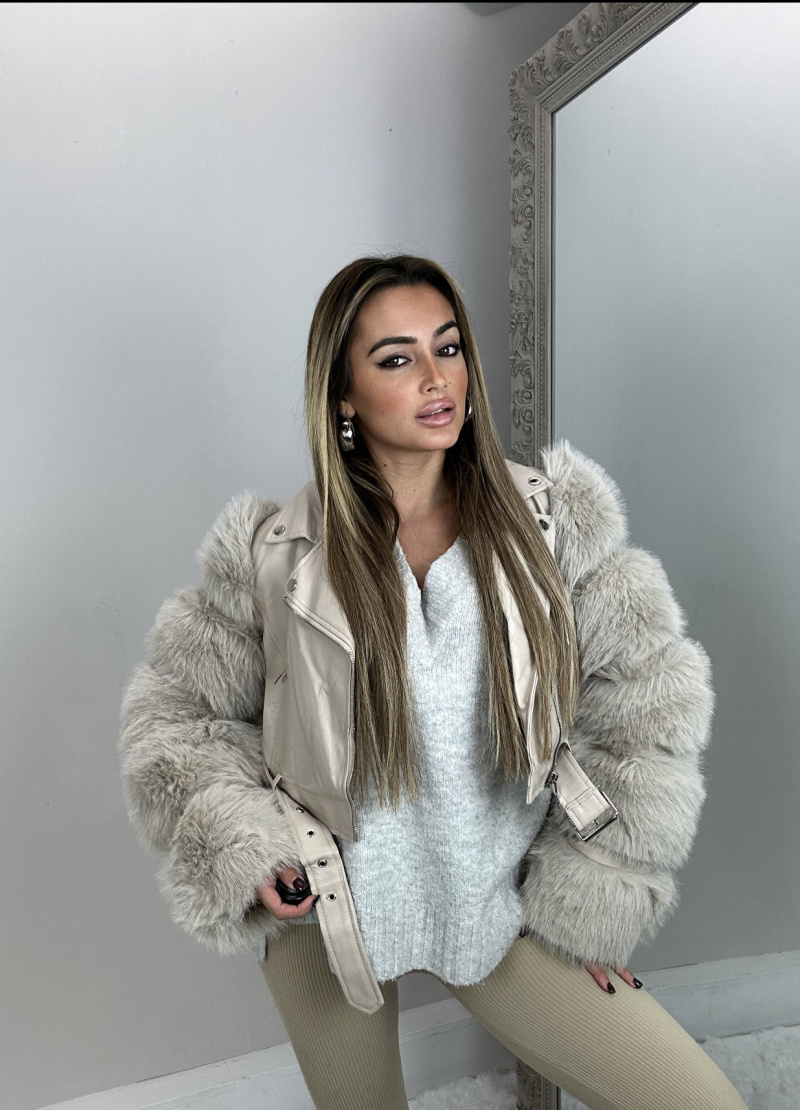 Grossiste Soy & Co - Manteau fourrure