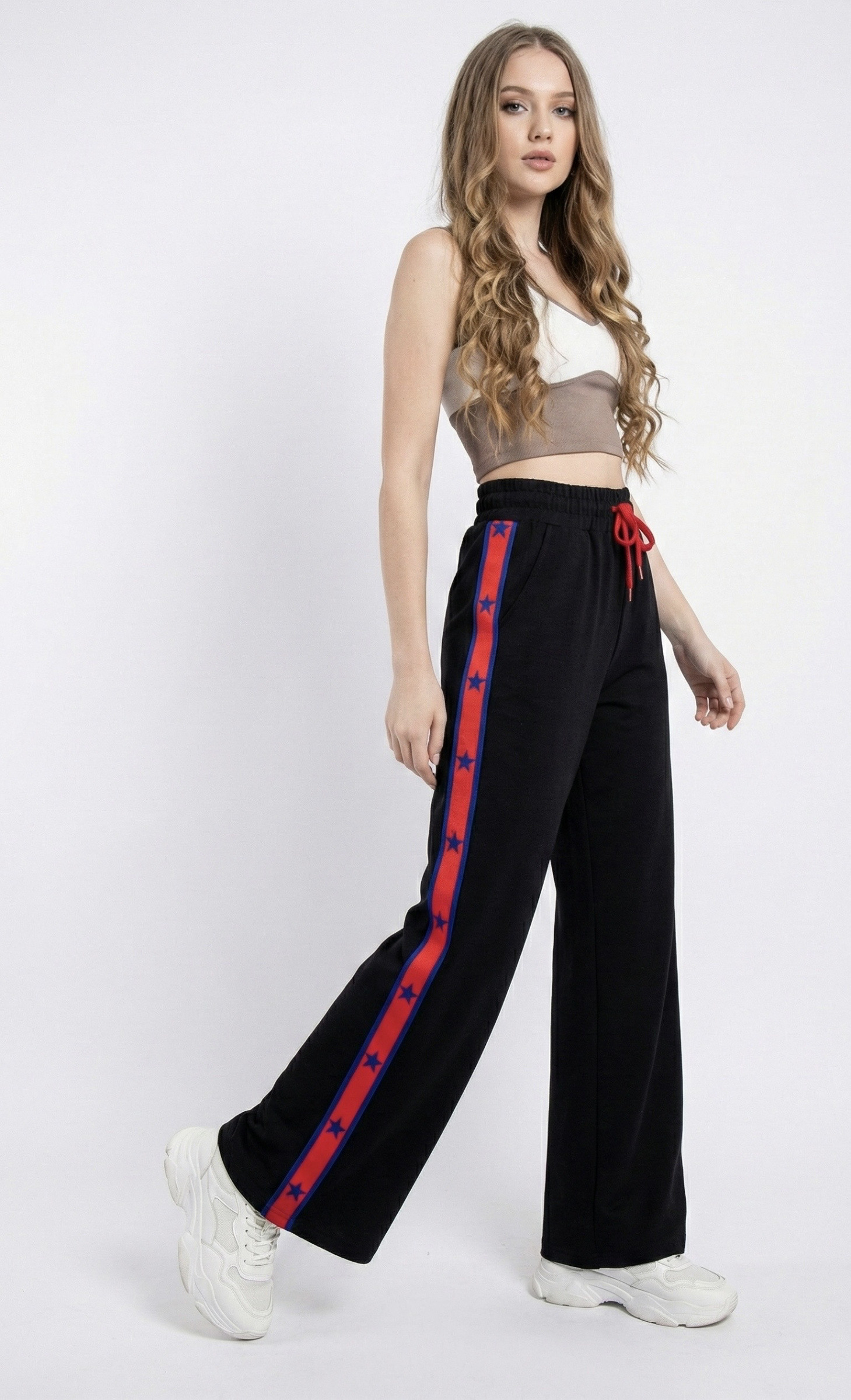 Mayorista Giorgia - Pantalones de jogging de corte ancho