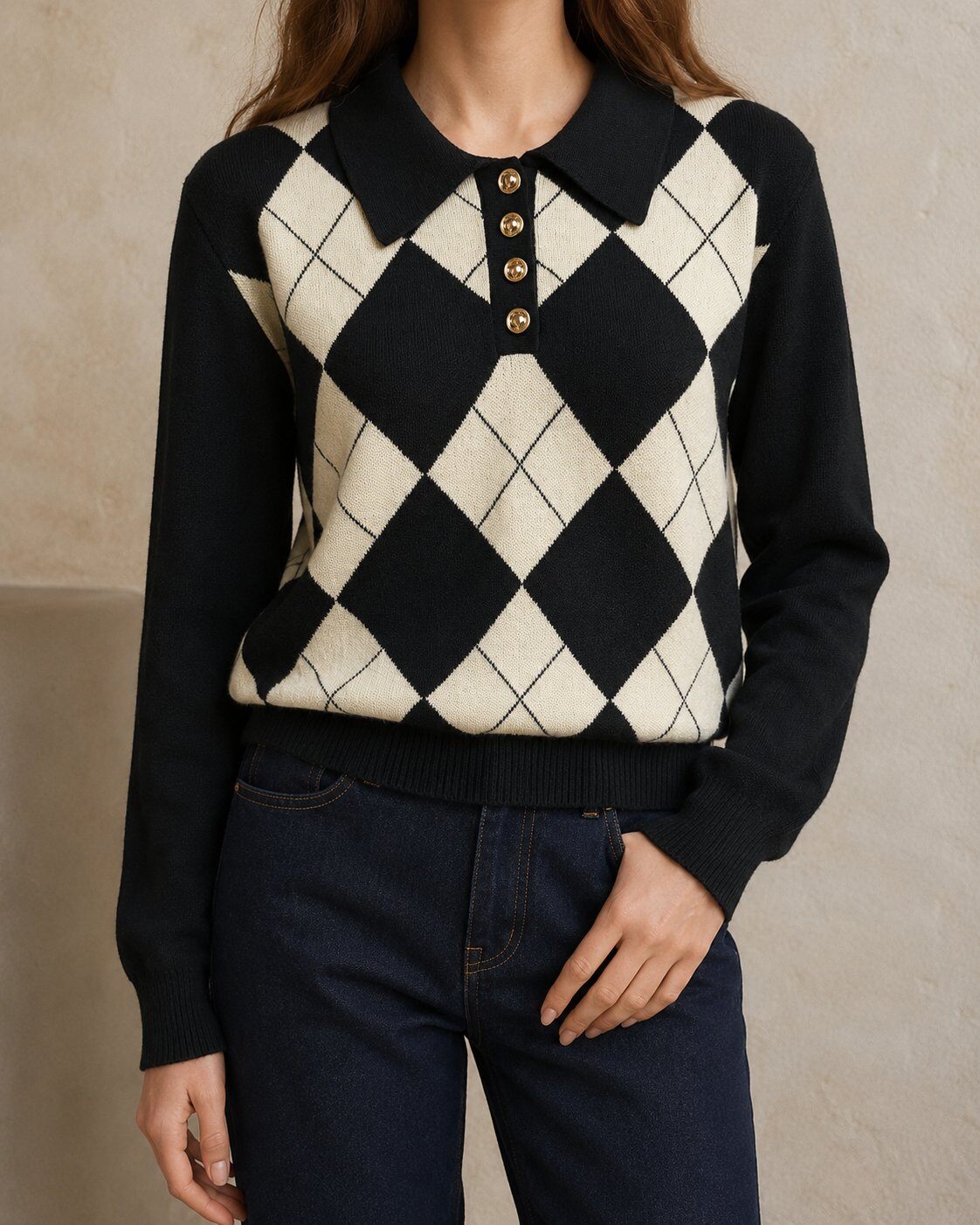 Grossiste Giorgia - Polo côtelé jacquard