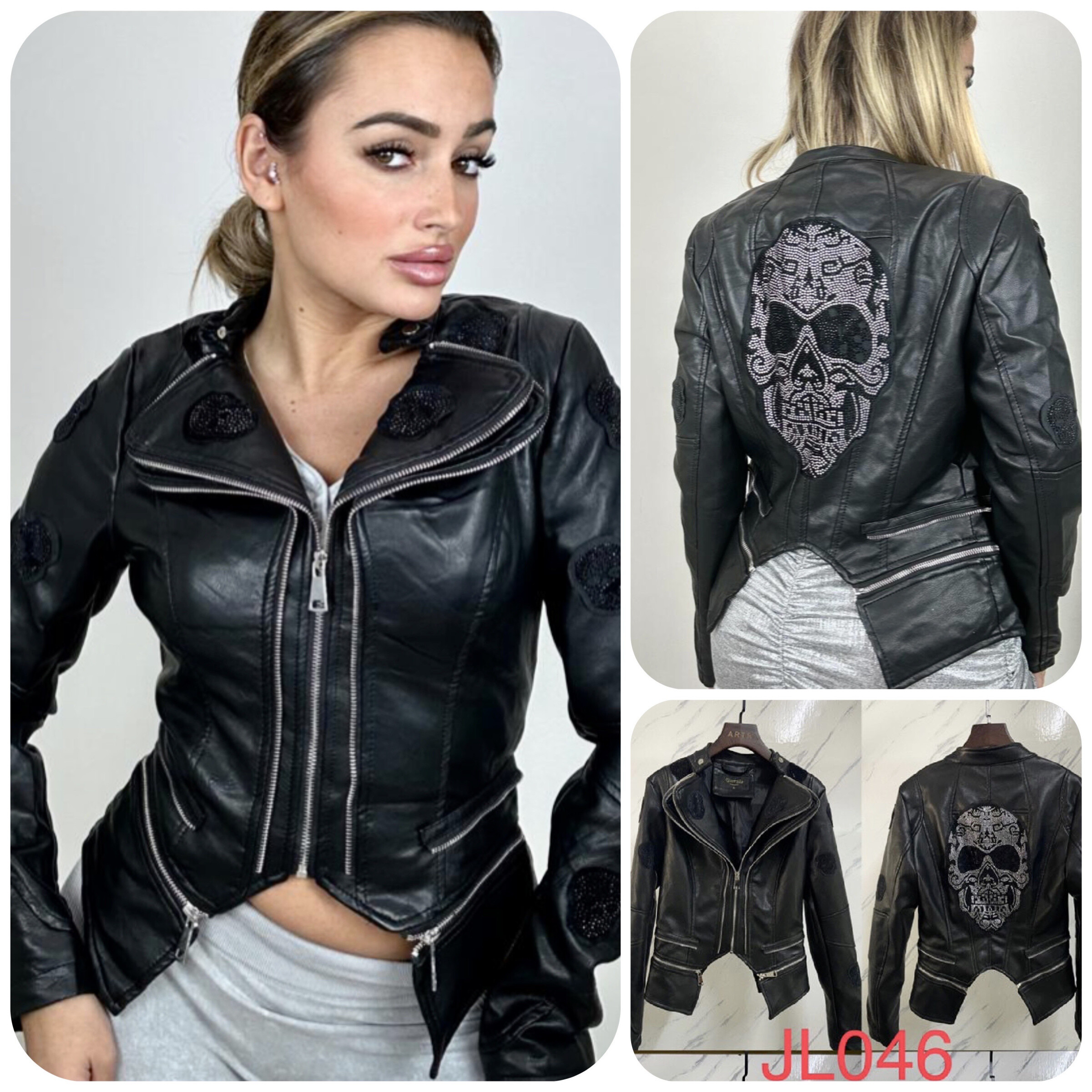 Wholesaler Soy & Co - leather jacket with pattern