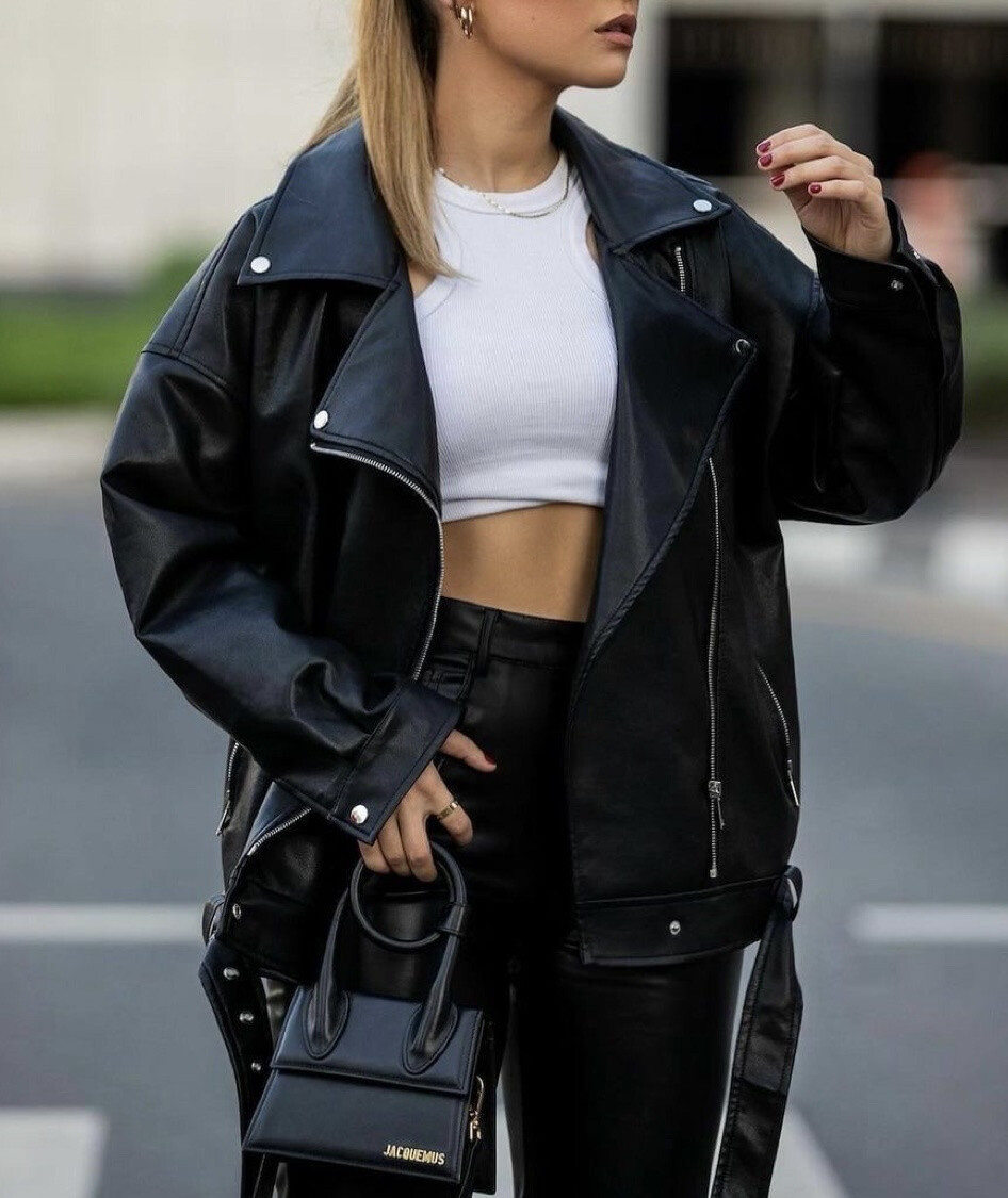 Wholesaler Soy & Co - Oversized leather jacket