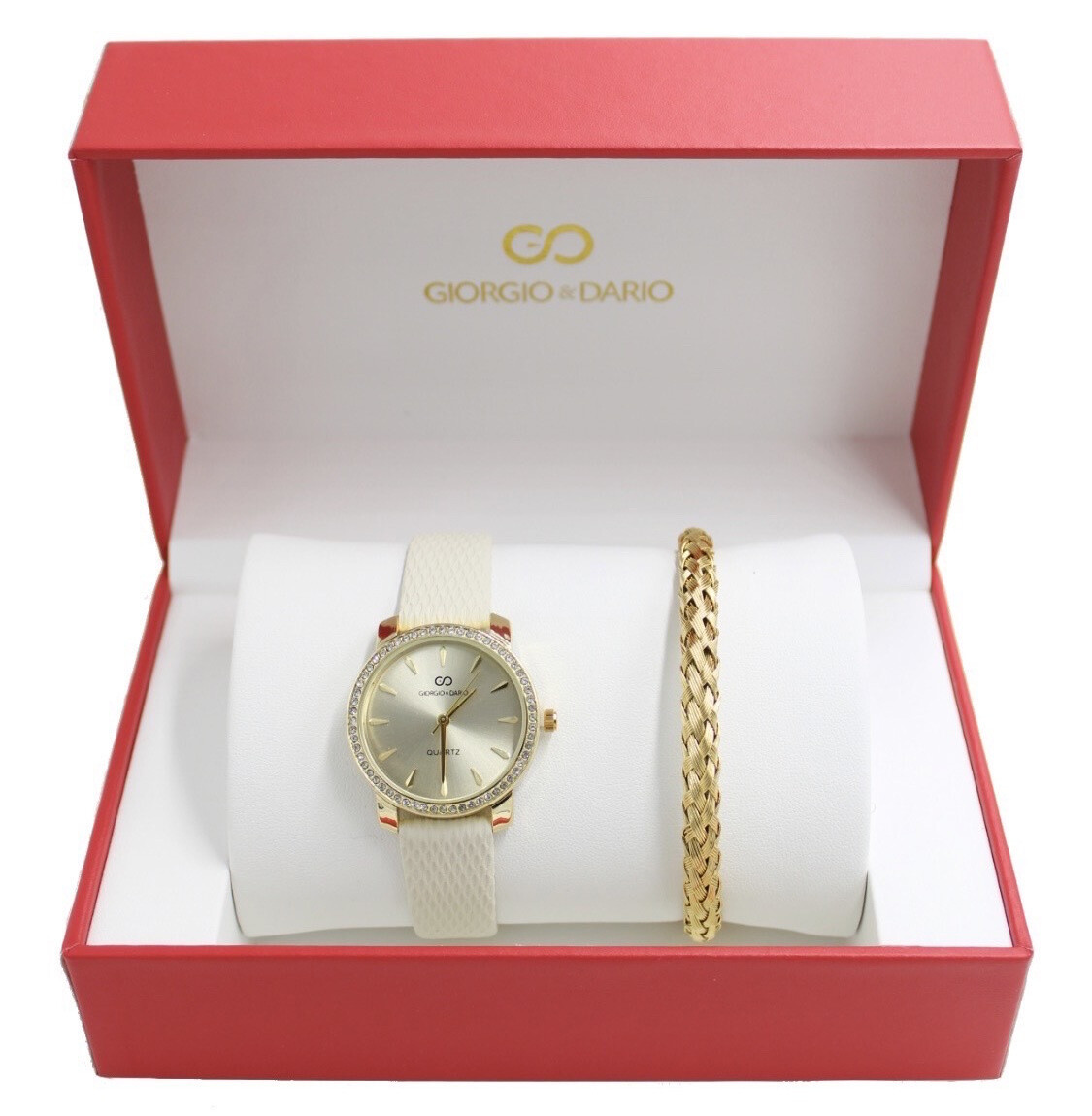 Wholesaler Giorgio & Dario - G&D women's trendy box with heart steel jewelry