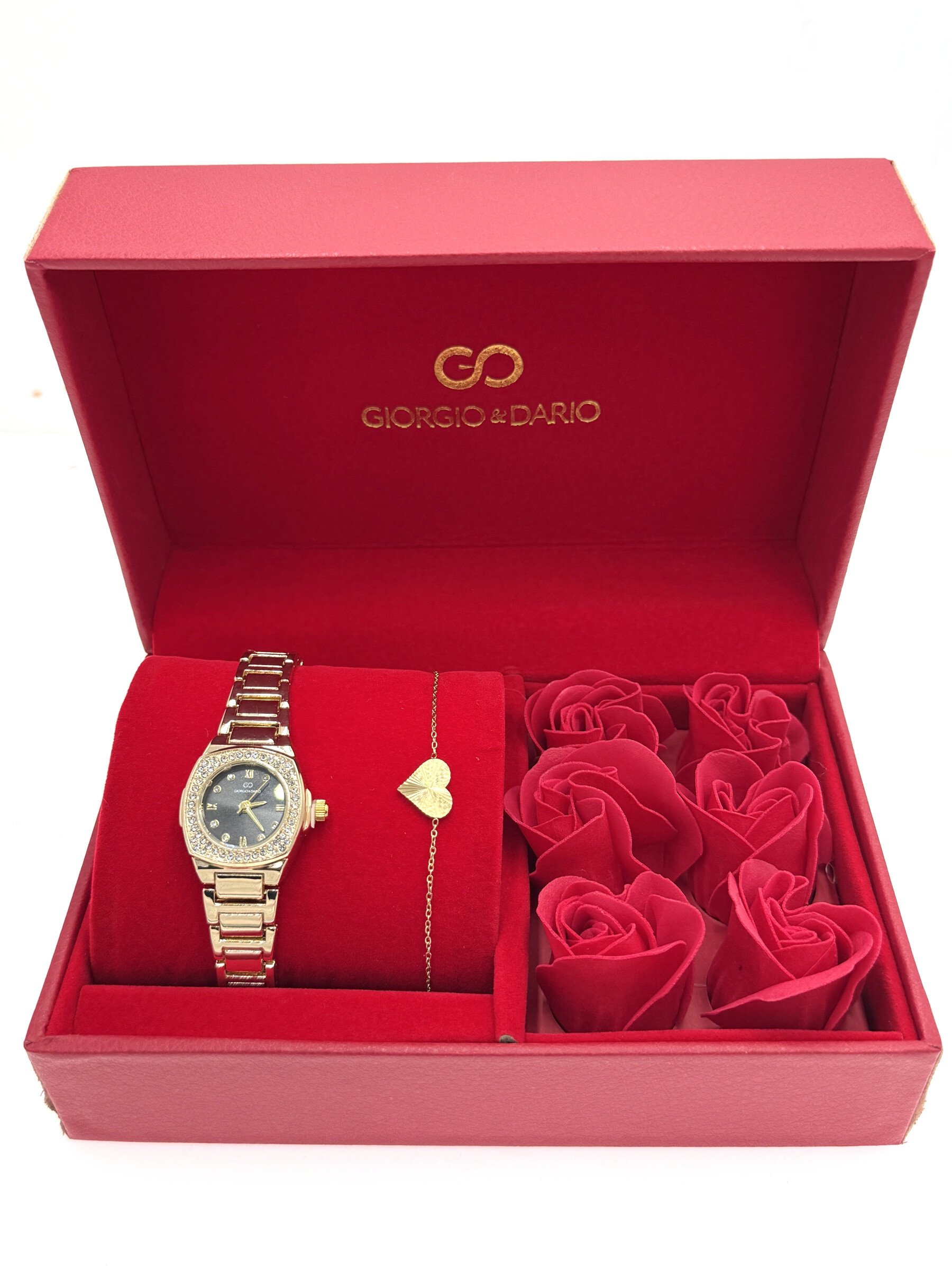 Wholesaler Giorgio & Dario - G&D women's trendy box with heart steel jewelry