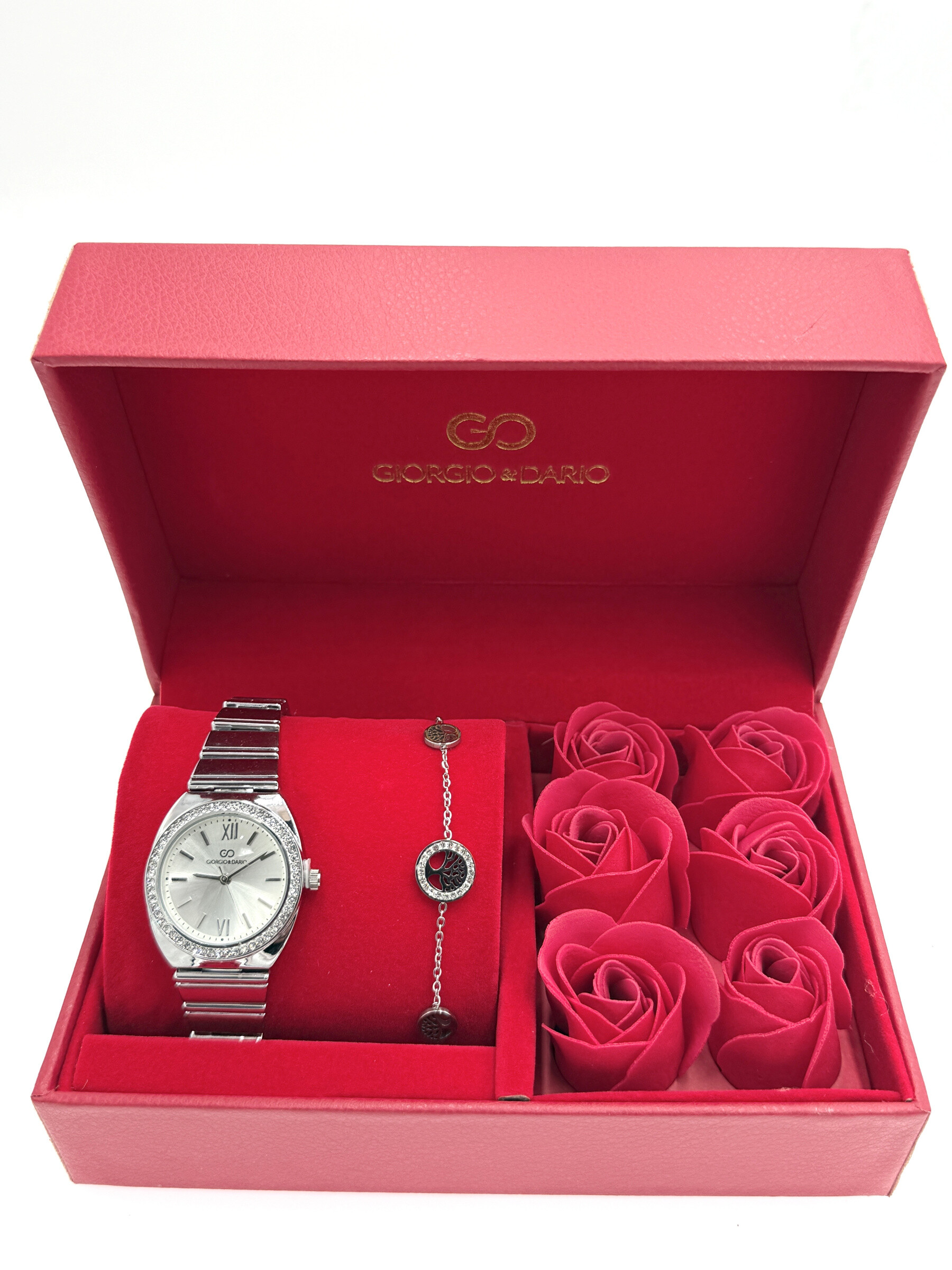 Wholesaler Giorgio & Dario - G&D women's trendy box with heart steel jewelry