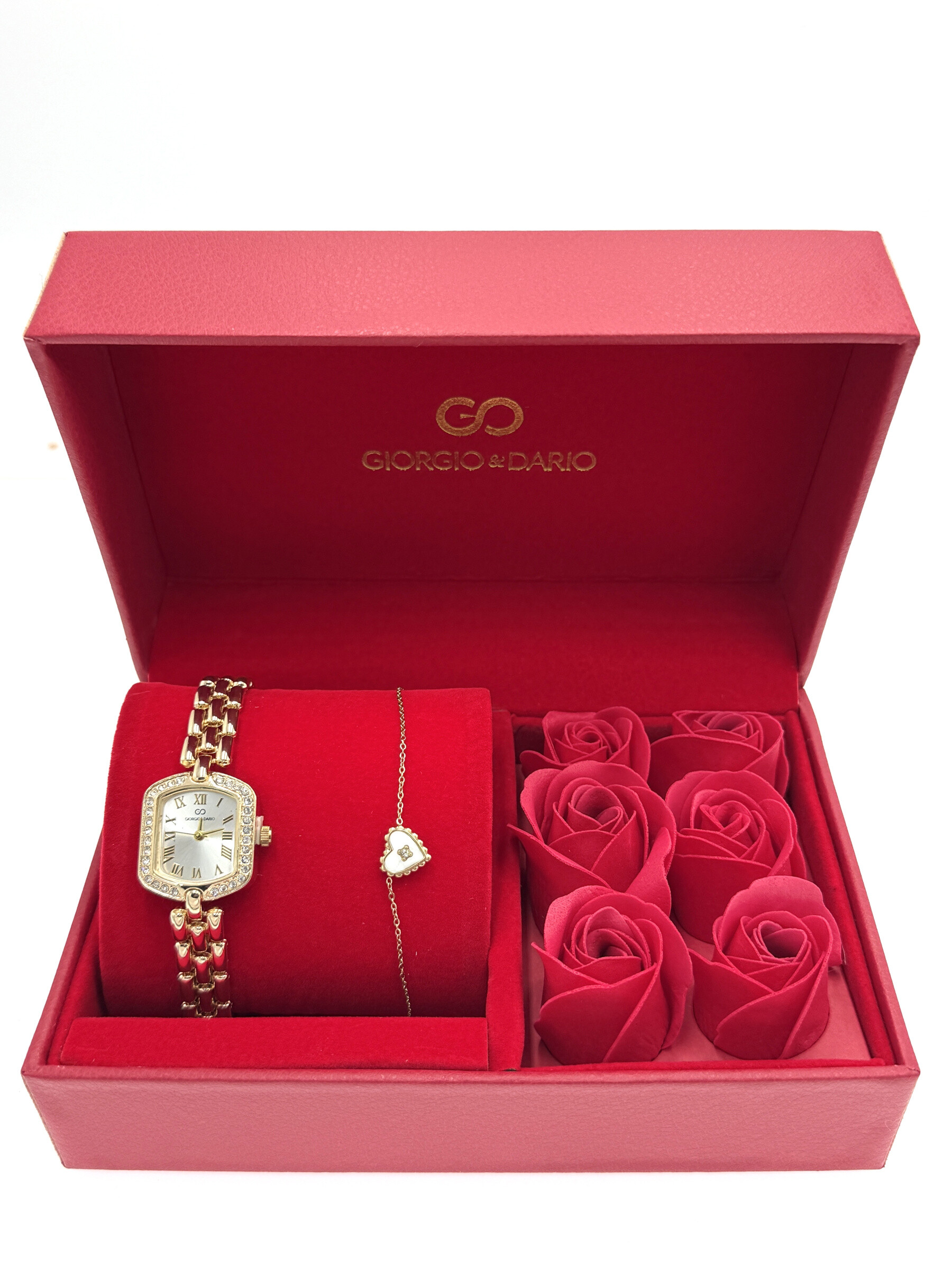 Wholesaler Giorgio & Dario - G&D women's trendy box with heart steel jewelry