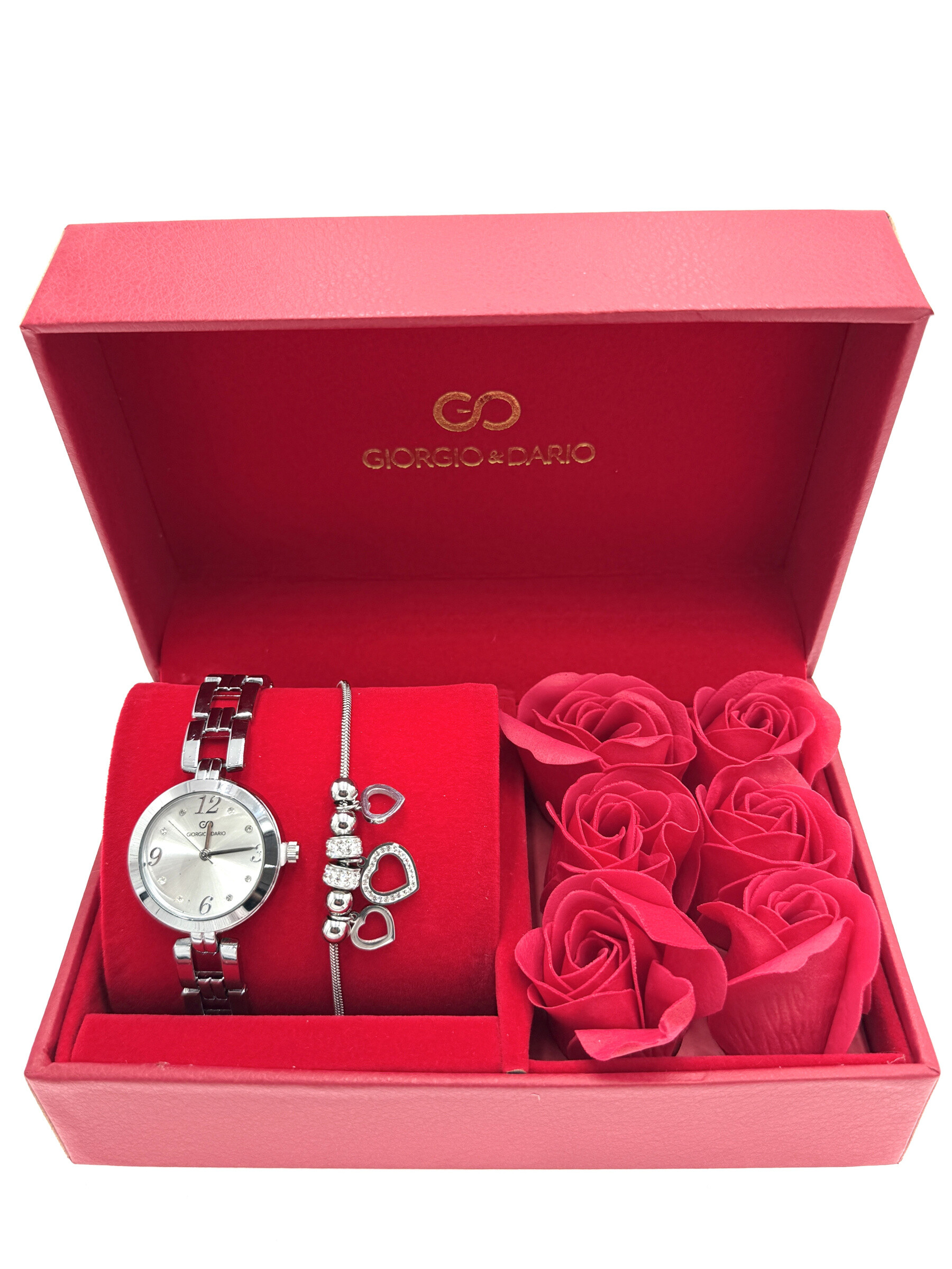 Wholesaler Giorgio & Dario - G&D women's trendy box with heart steel jewelry