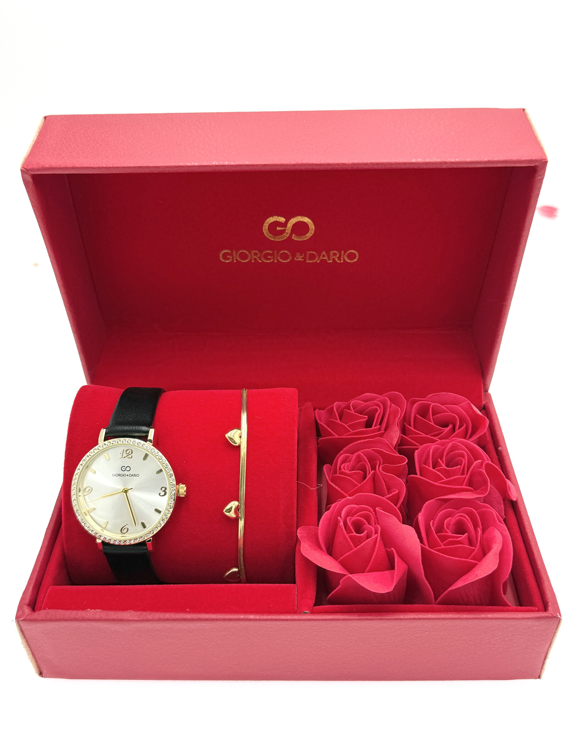 Wholesaler Giorgio & Dario - G&D women's trendy box with heart steel jewelry
