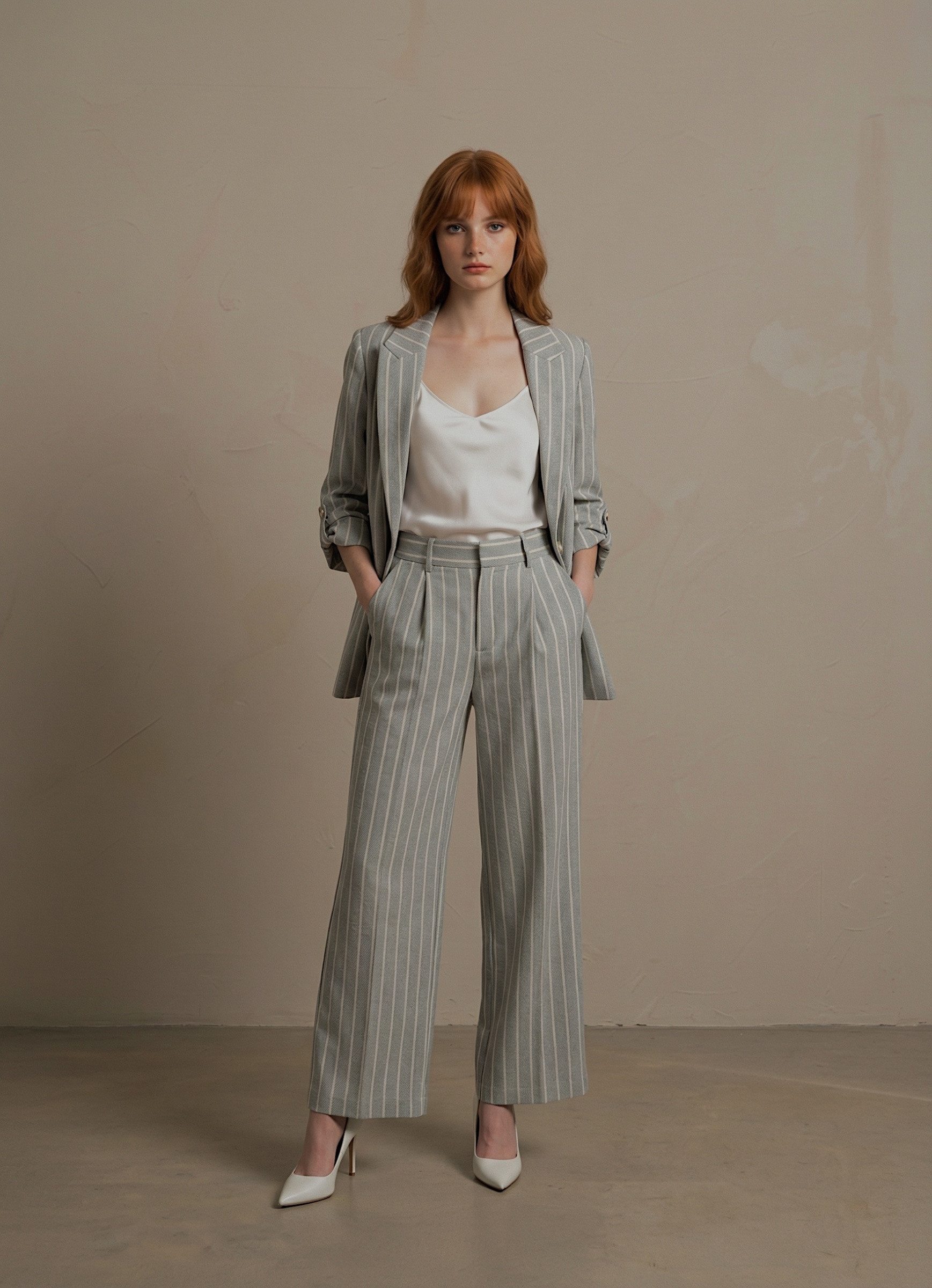 Wholesaler Giovanni Paris - BLAZER WITH SHINY STRIPS AND MID-LENGTH SLEEVES