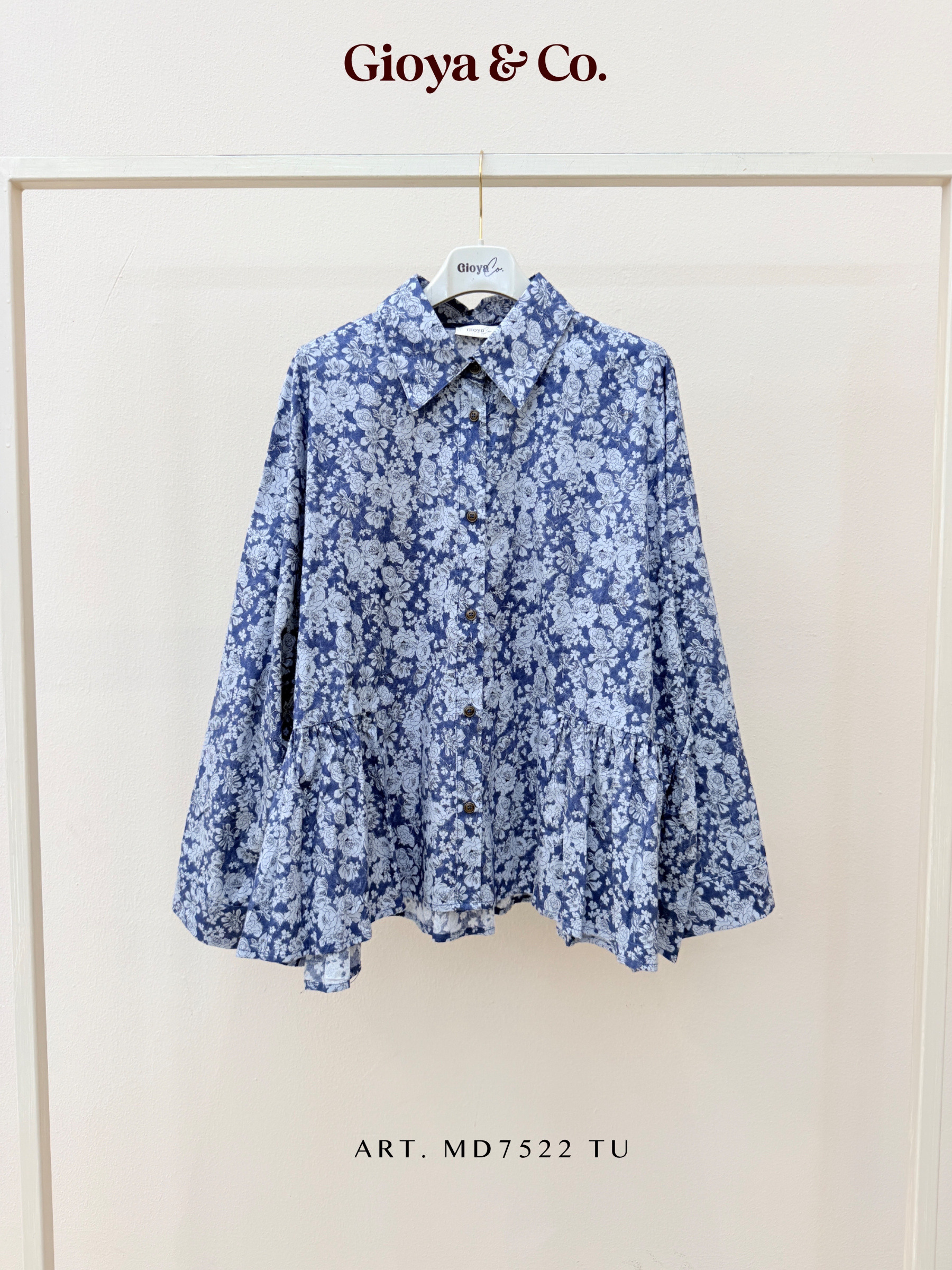 Grossista GIOYA&CO - CAMICIA FLOREALE