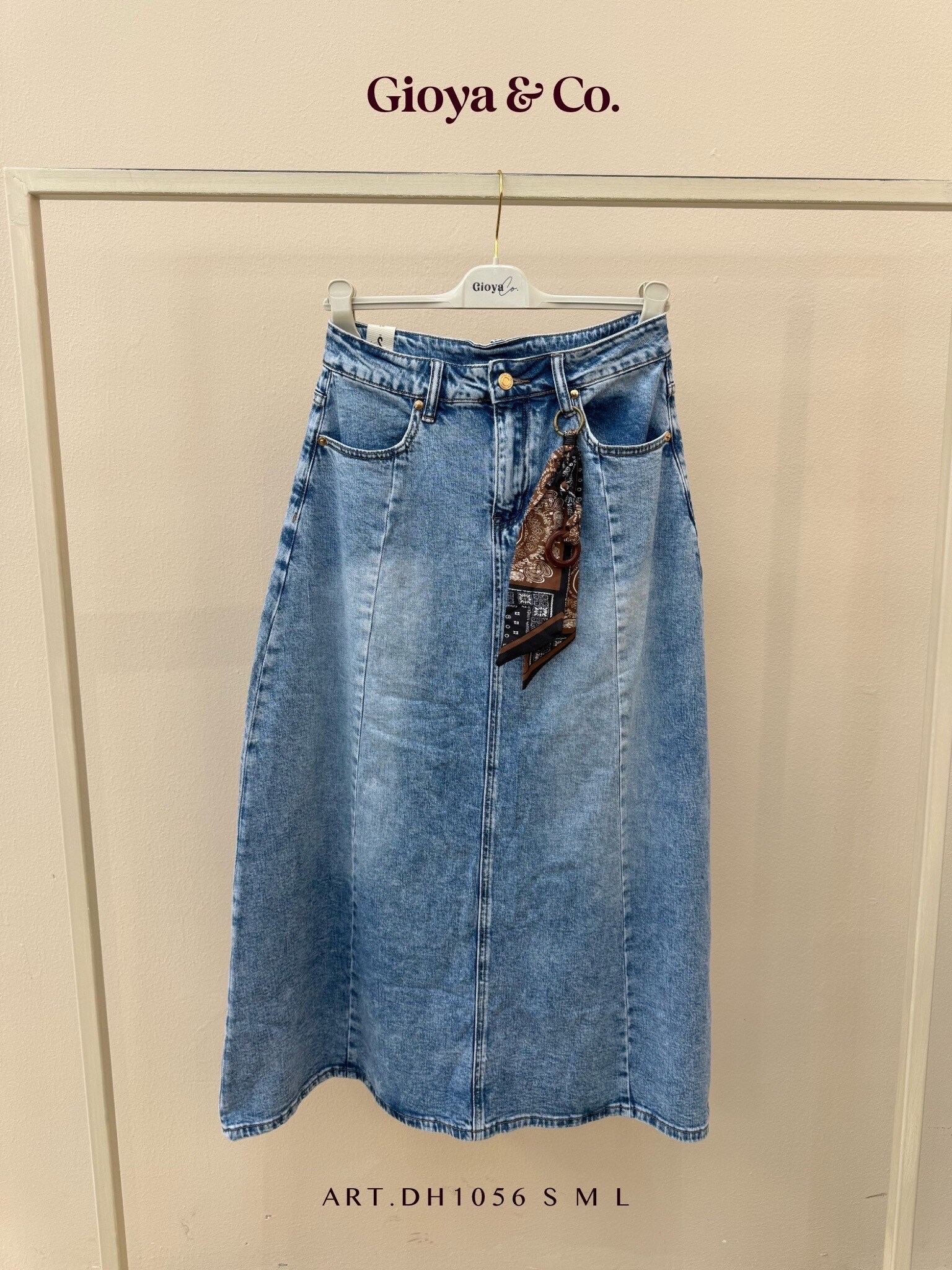 Wholesaler GIOYA&CO - DENIM SKIRT