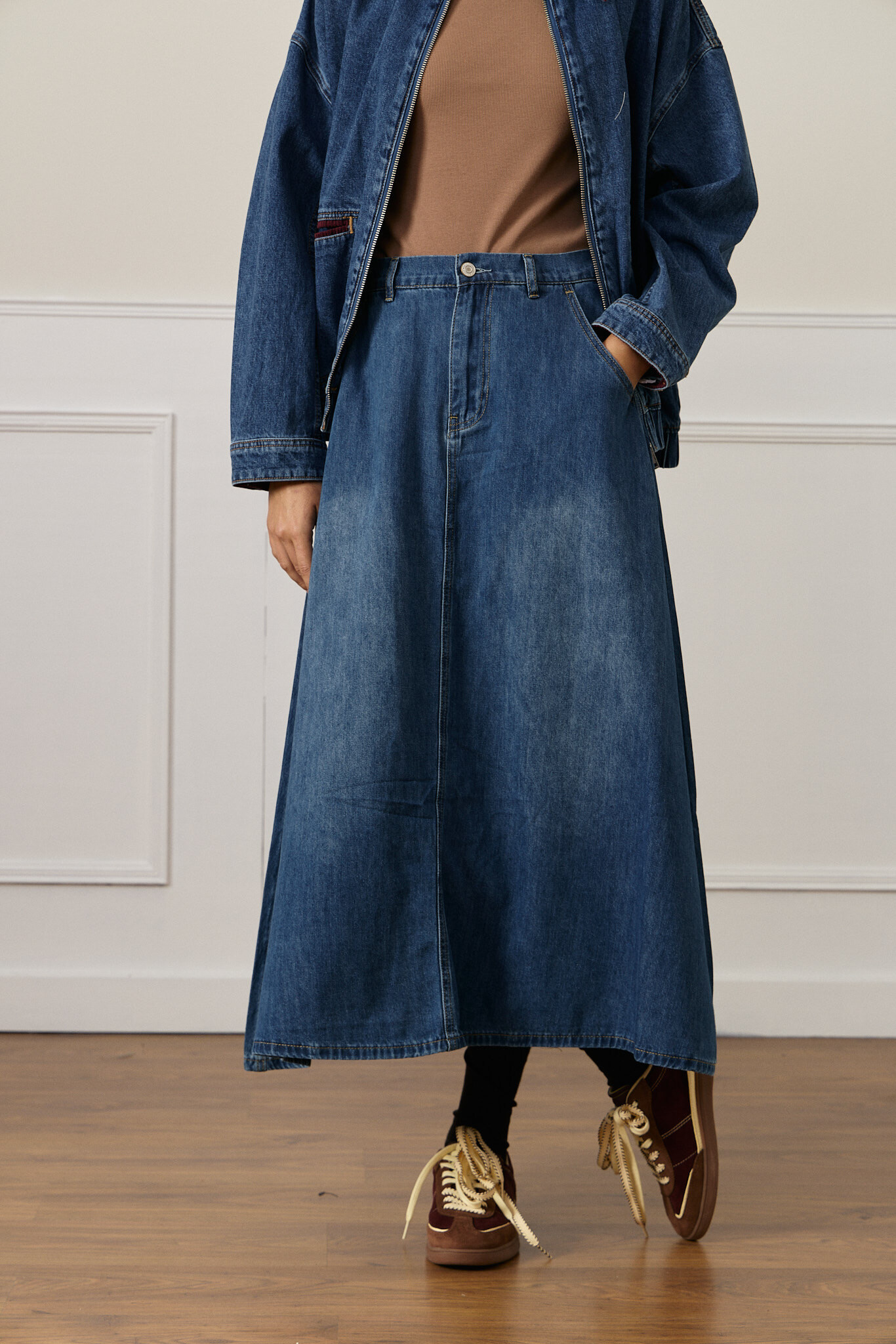 Grossiste GIOYA&CO - JUPE EN DENIM