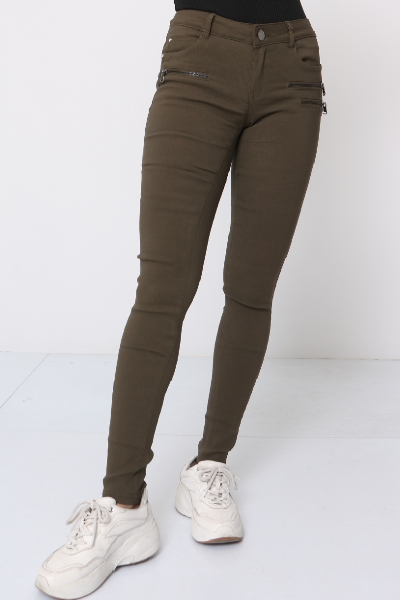 Großhändler Girl Vivi - Supper-Jeggings aus Elastan