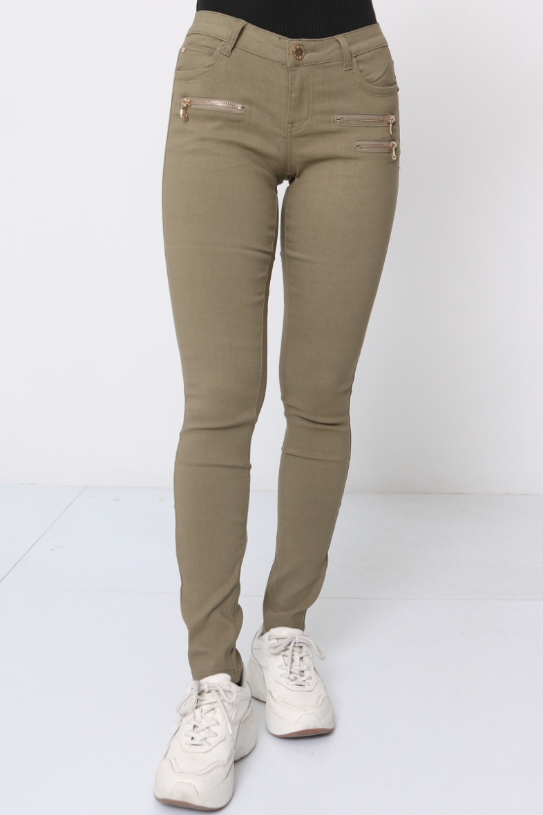 Großhändler Girl Vivi - Supper-Jeggings aus Elastan