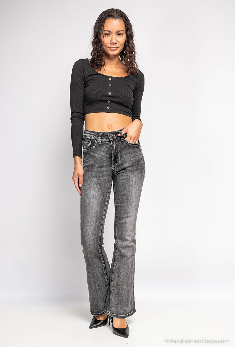 Wholesaler Girl Vivi - Flare leg jeans