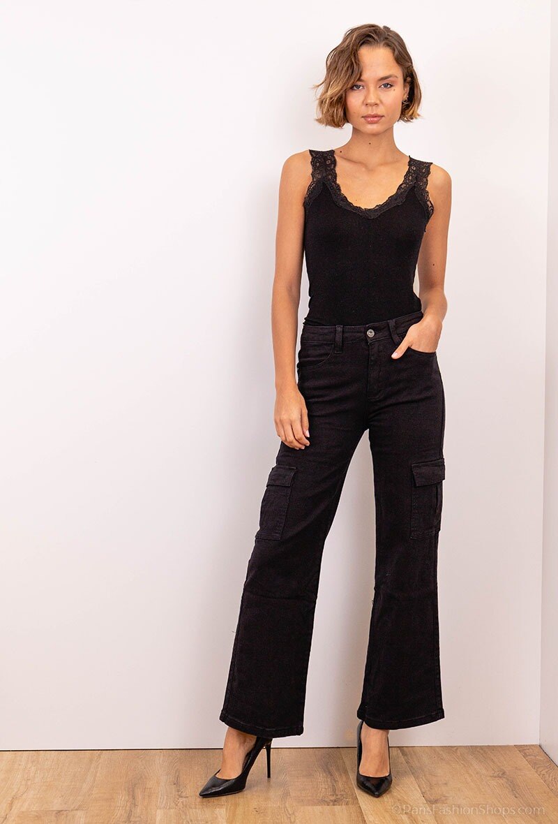 Wholesaler Girl Vivi - Regular cargo jeans
