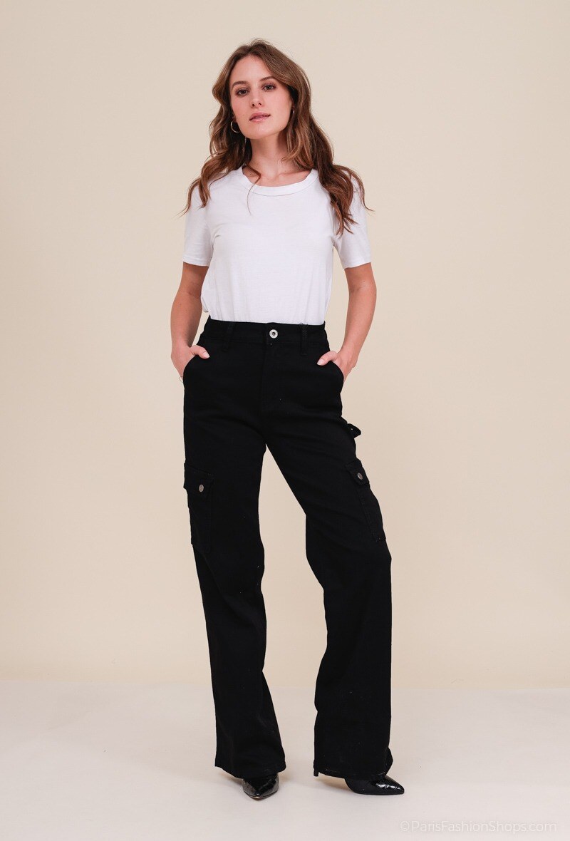 Mayorista Girl Vivi - Jeans cargo rectos
