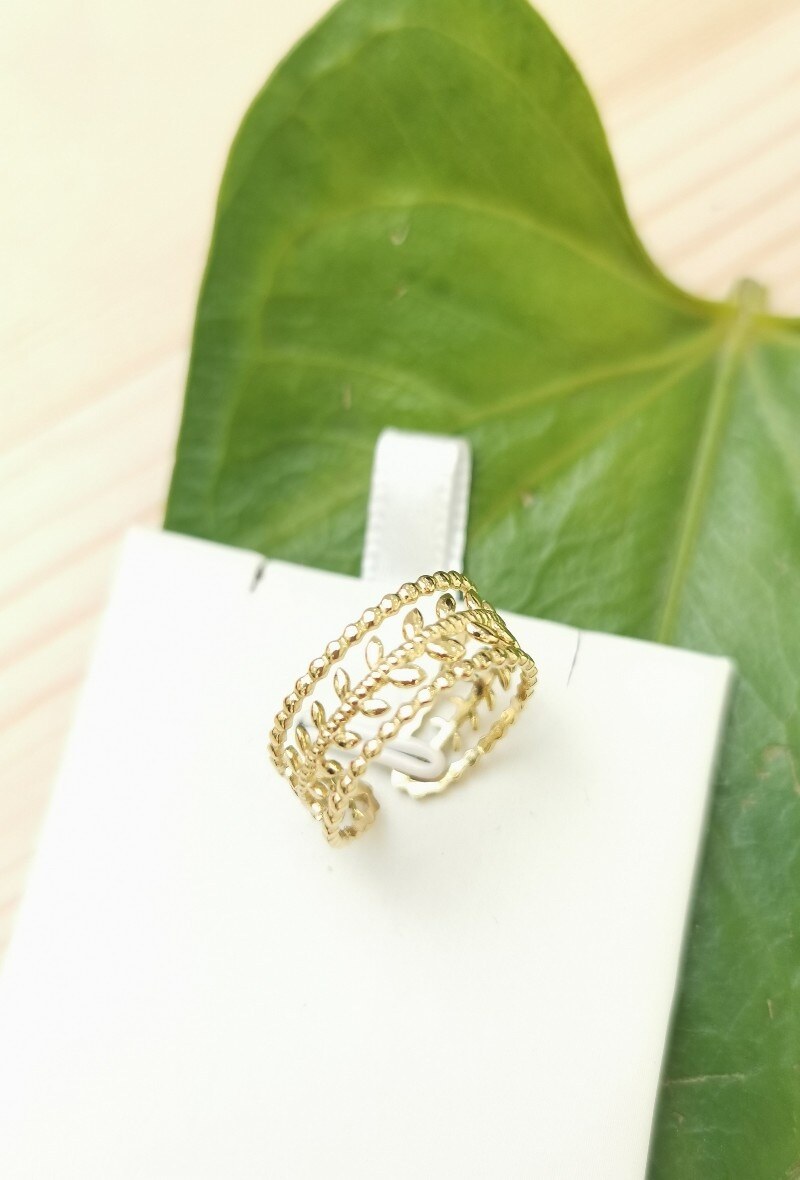 Grossiste Glam Chic - Bague réglable en acier inoxydable