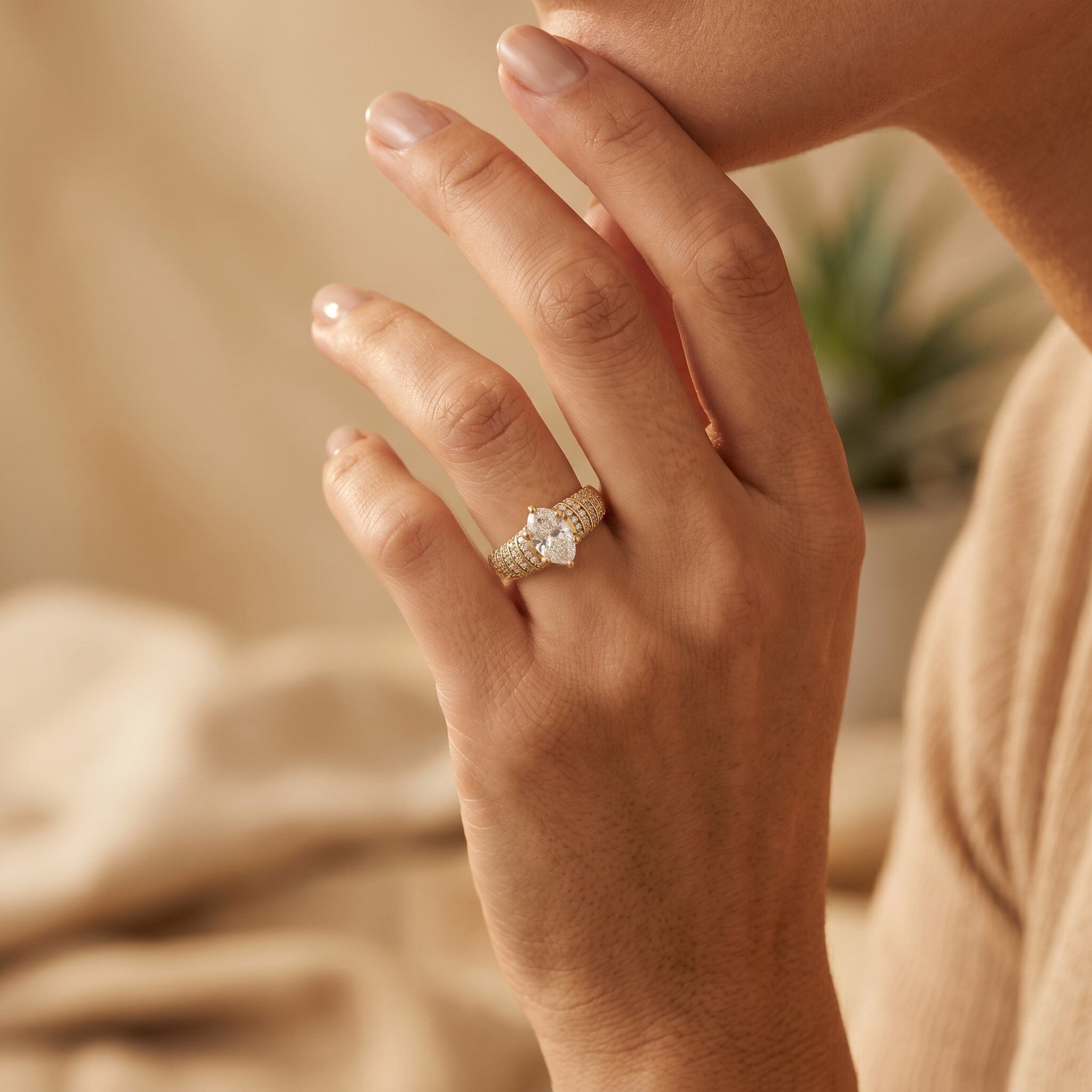 Mayorista Glam Chic - Anillo de acero inoxidable