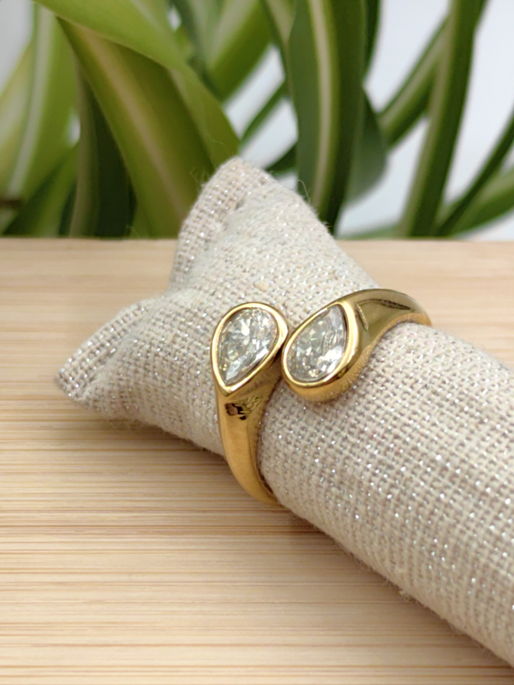 Grossista Glam Chic - Anello regolabile in acciaio inossidabile