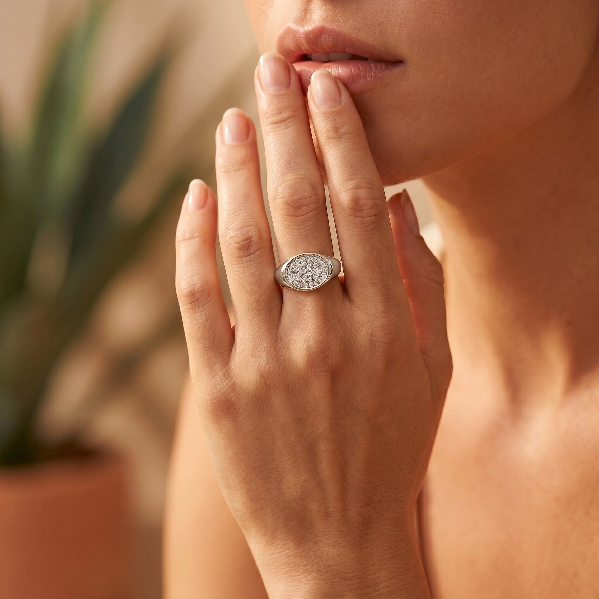 Mayorista Glam Chic - Anillo de acero inoxidable