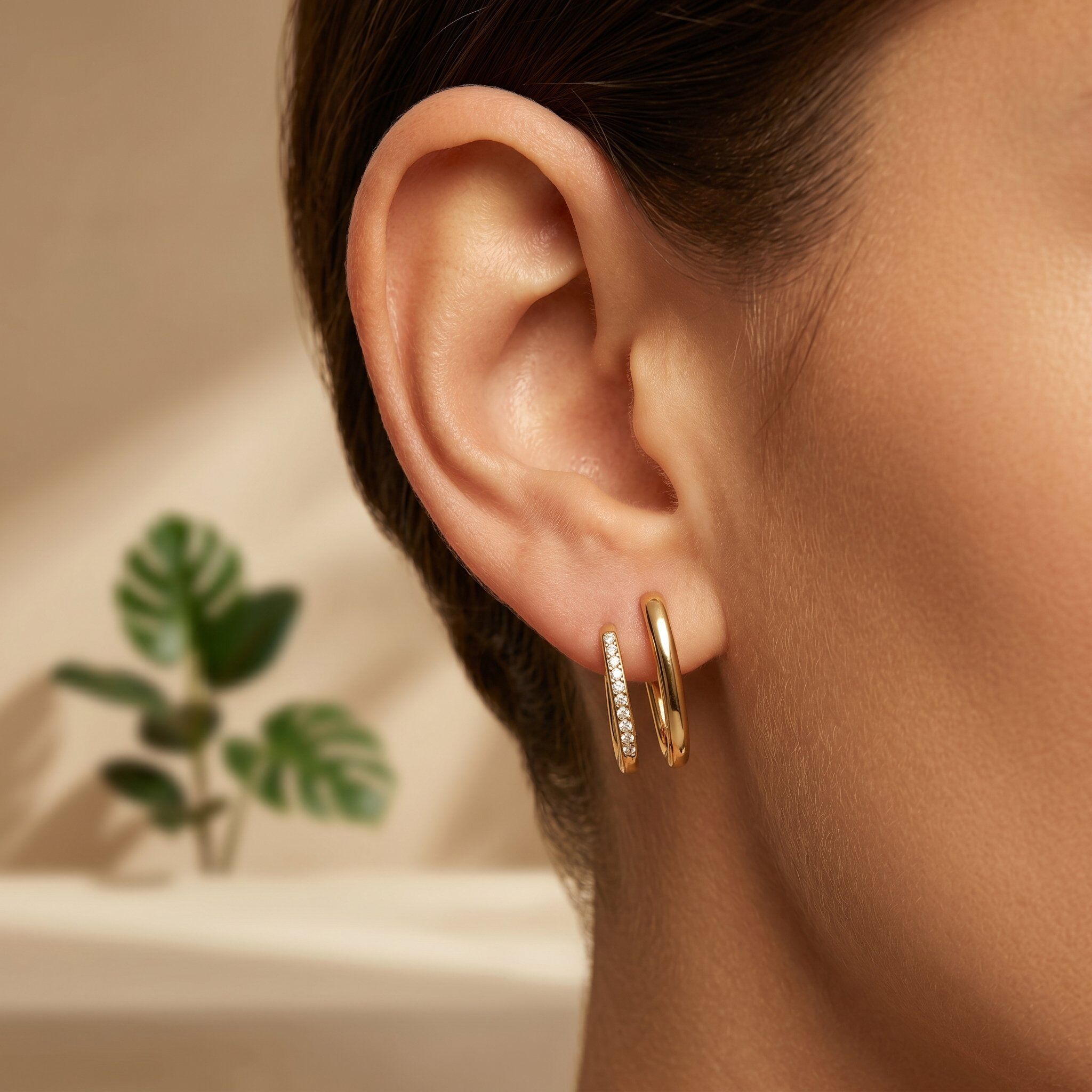 Grossiste Glam Chic - Boucle d'oreille en acier inoxydable