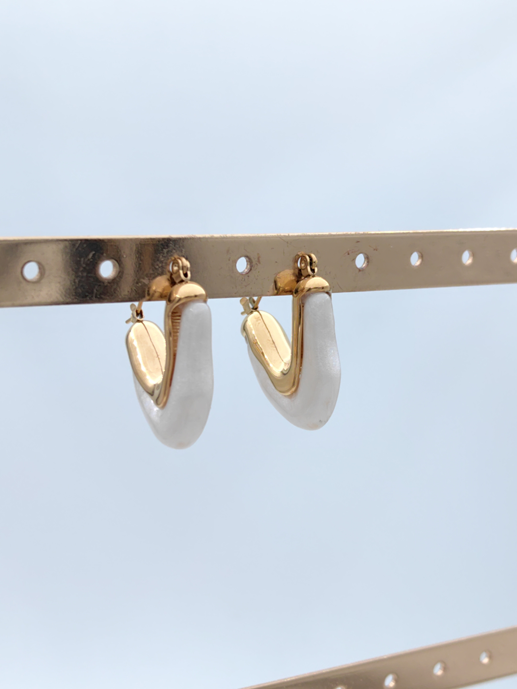 Mayorista Glam Chic - Pendientes de acero inoxidable