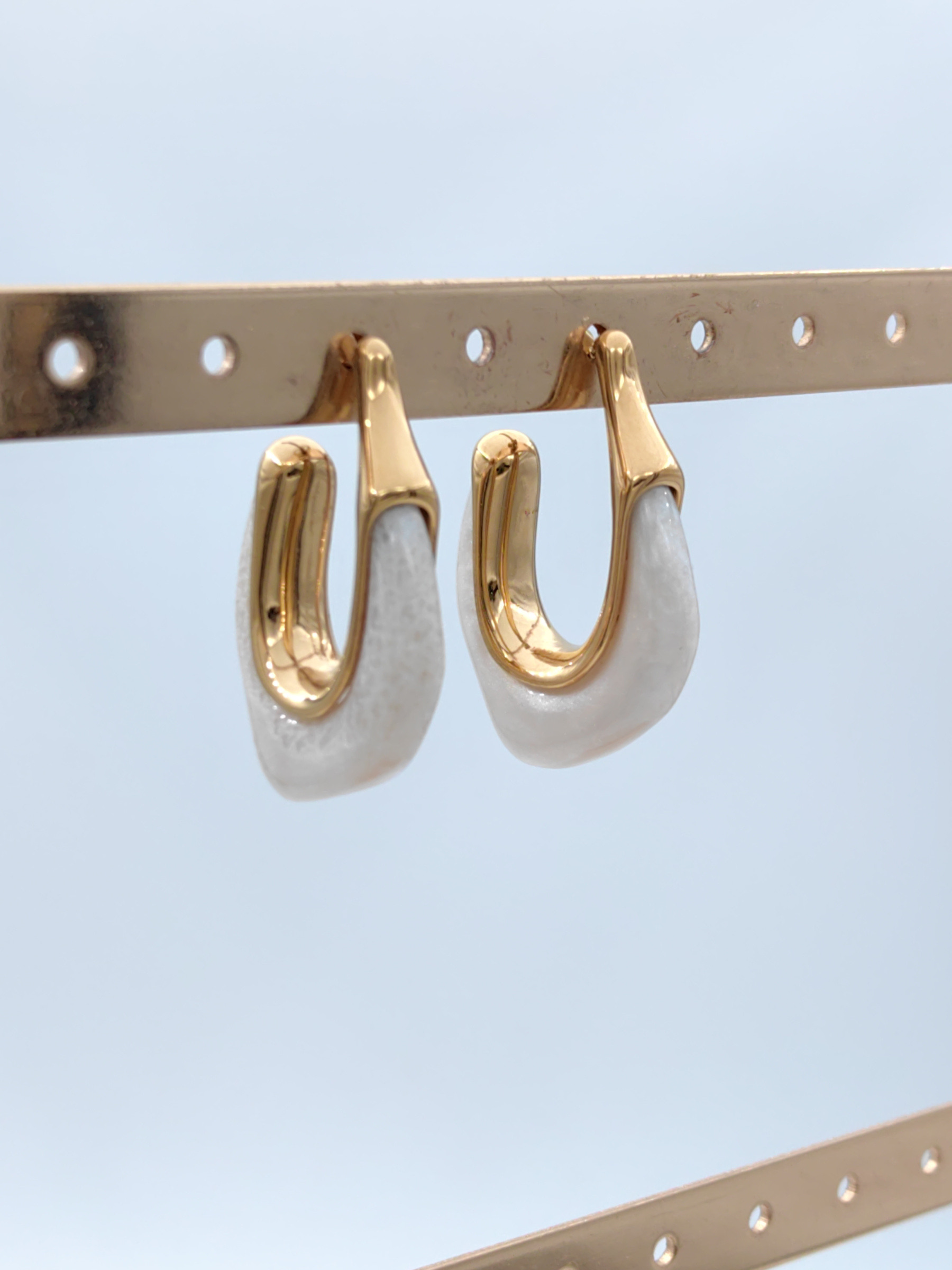 Mayorista Glam Chic - Pendientes de acero inoxidable
