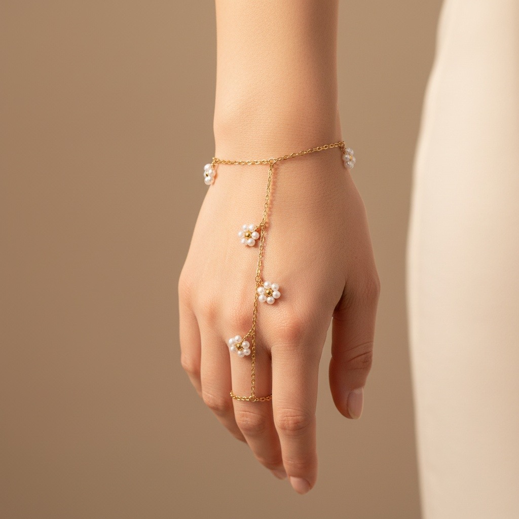 Bracelet Kabyle En Acier Inoxydable Doré - Neuf Avec étiquettes